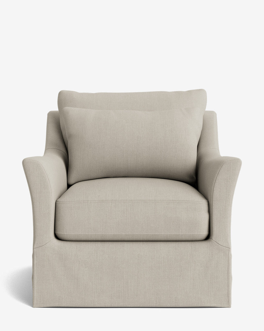 McGee & Co - Wilhelmina Slipcover Swivel Lounge Chair
