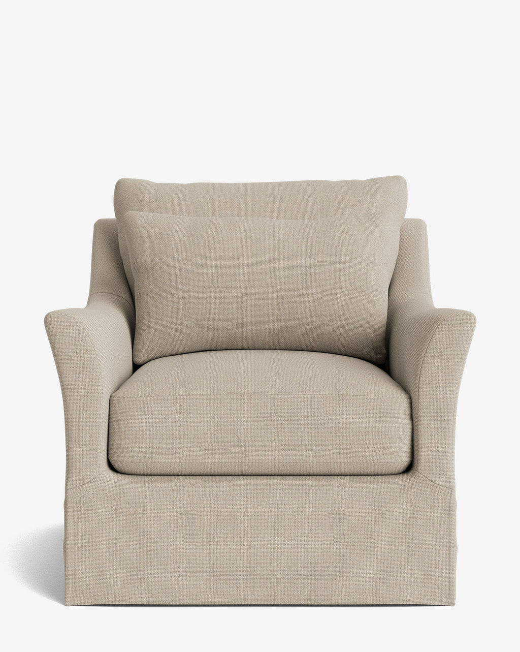 McGee & Co - Wilhelmina Slipcover Swivel Lounge Chair