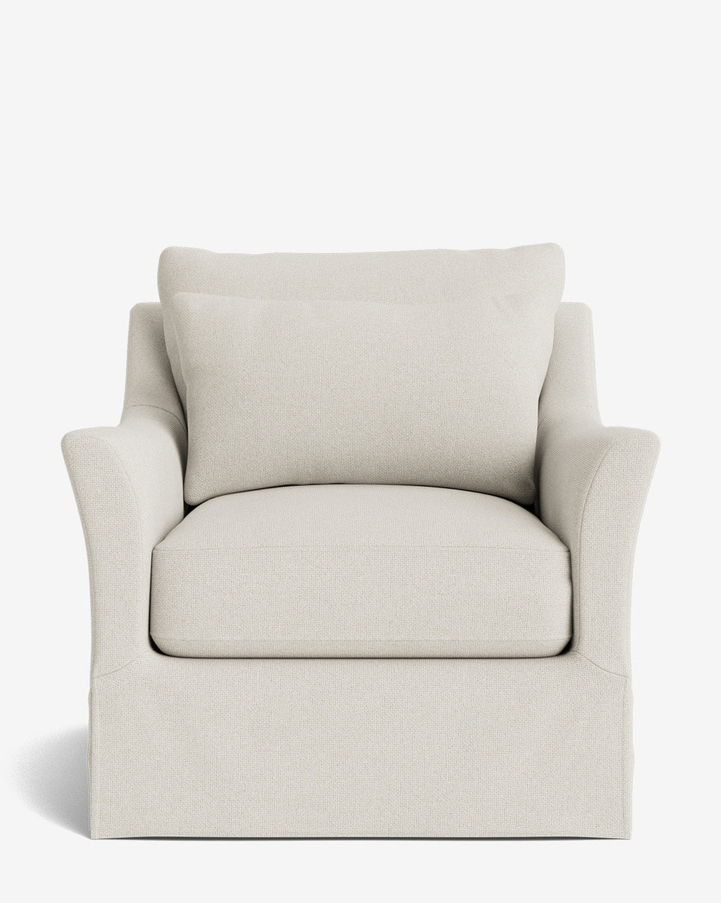 McGee & Co - Wilhelmina Slipcover Swivel Lounge Chair