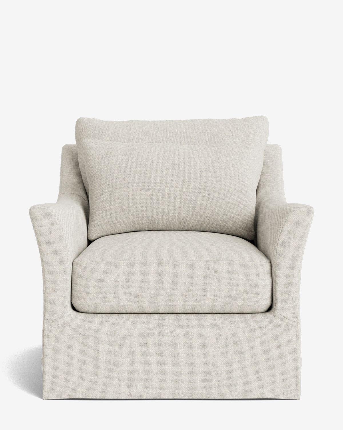 McGee & Co - Wilhelmina Slipcover Swivel Lounge Chair