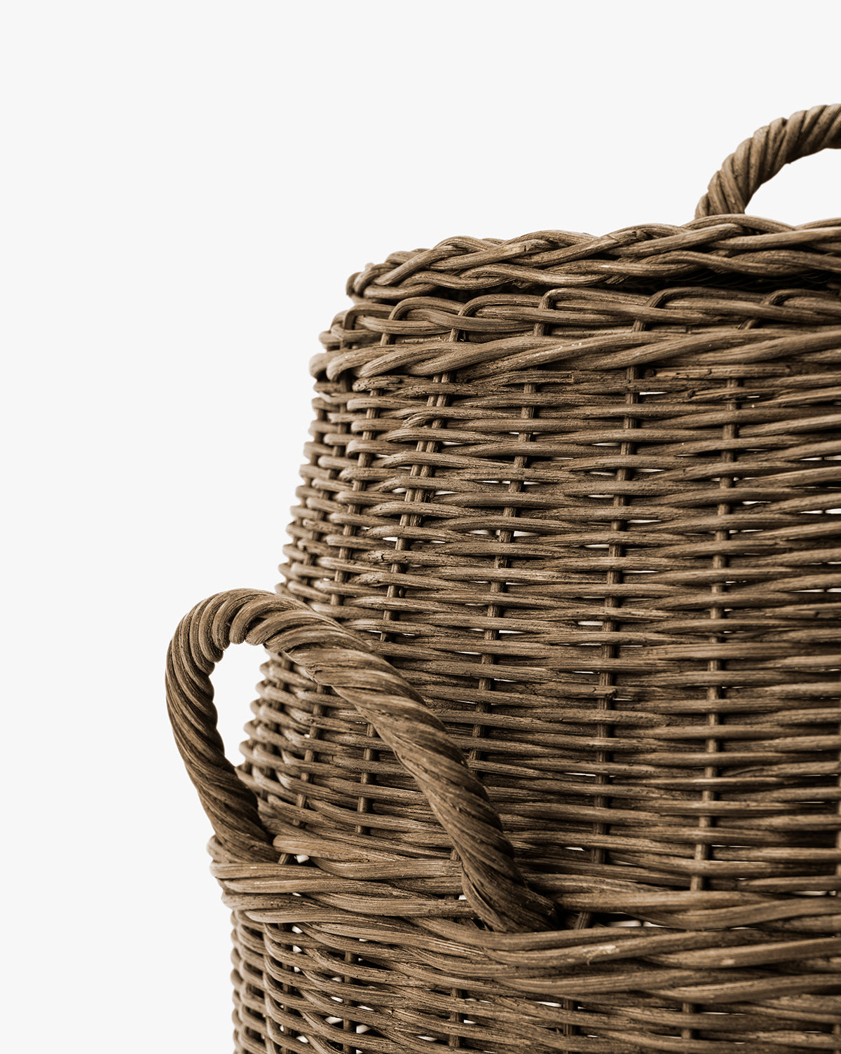 McGee & Co - Winders Wicker Lidded Basket