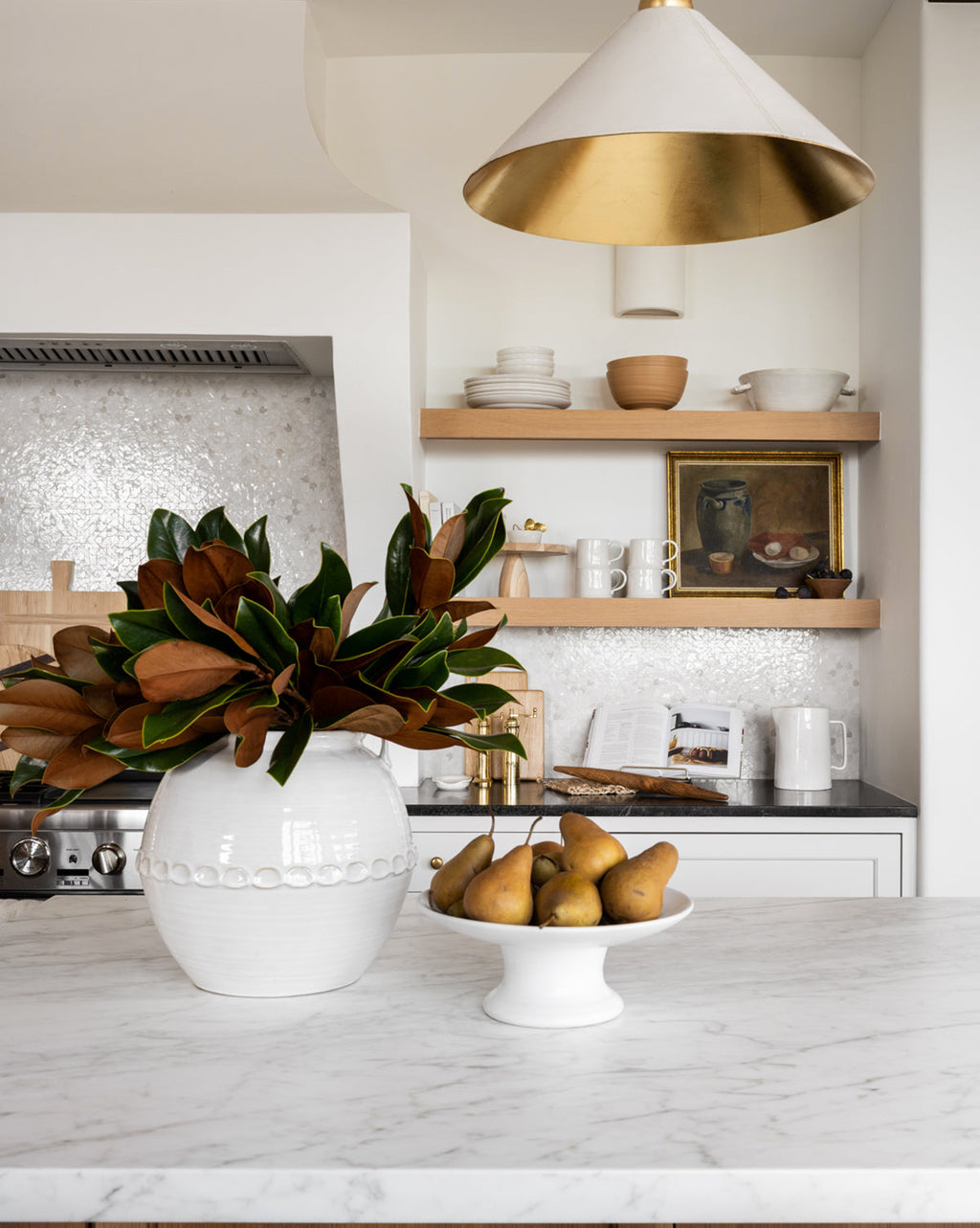 McGee & Co - Rounded White Vase