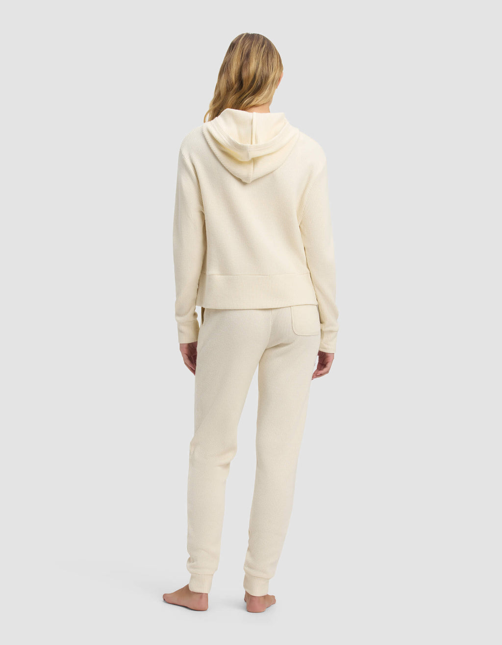 Cozy Earth - Women's Blake Waffle Hoodie & Jogger Set