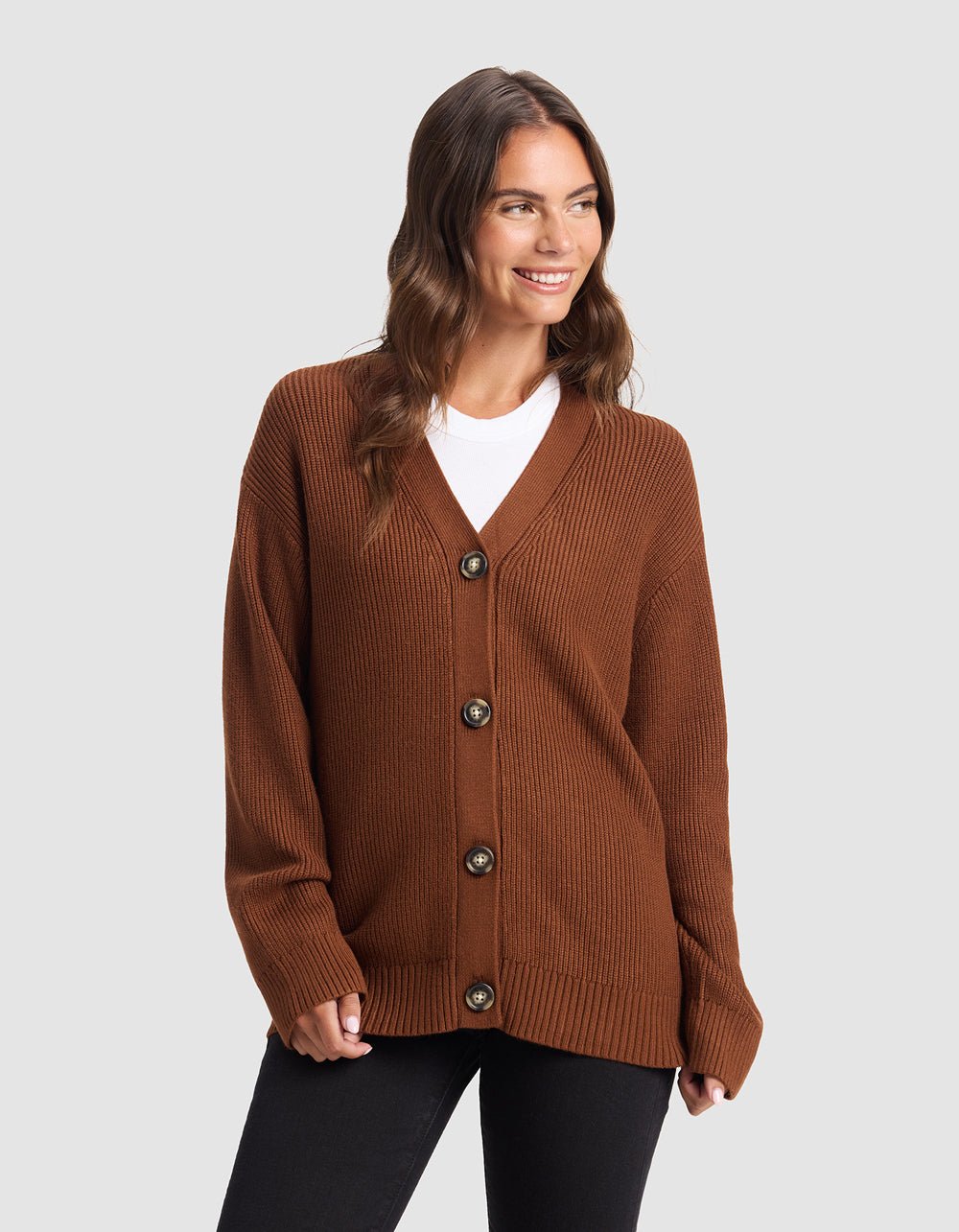 Cozy Earth - Oversized Classic Cardigan - Last Chance