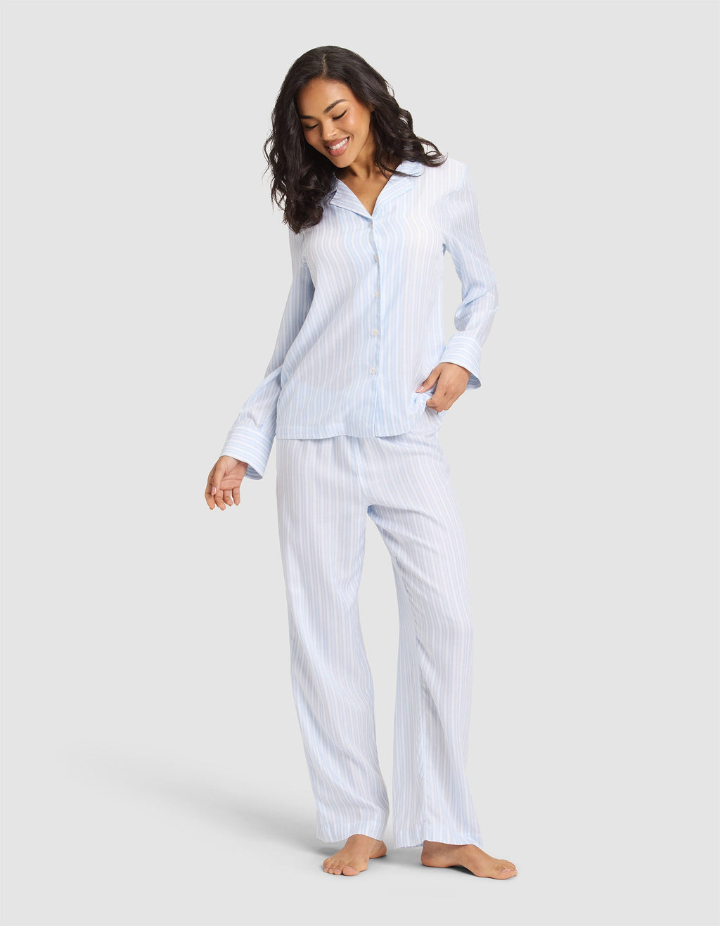 Cozy Earth - Women's Soft Woven Long Sleeve Pajama Set - Last Chance