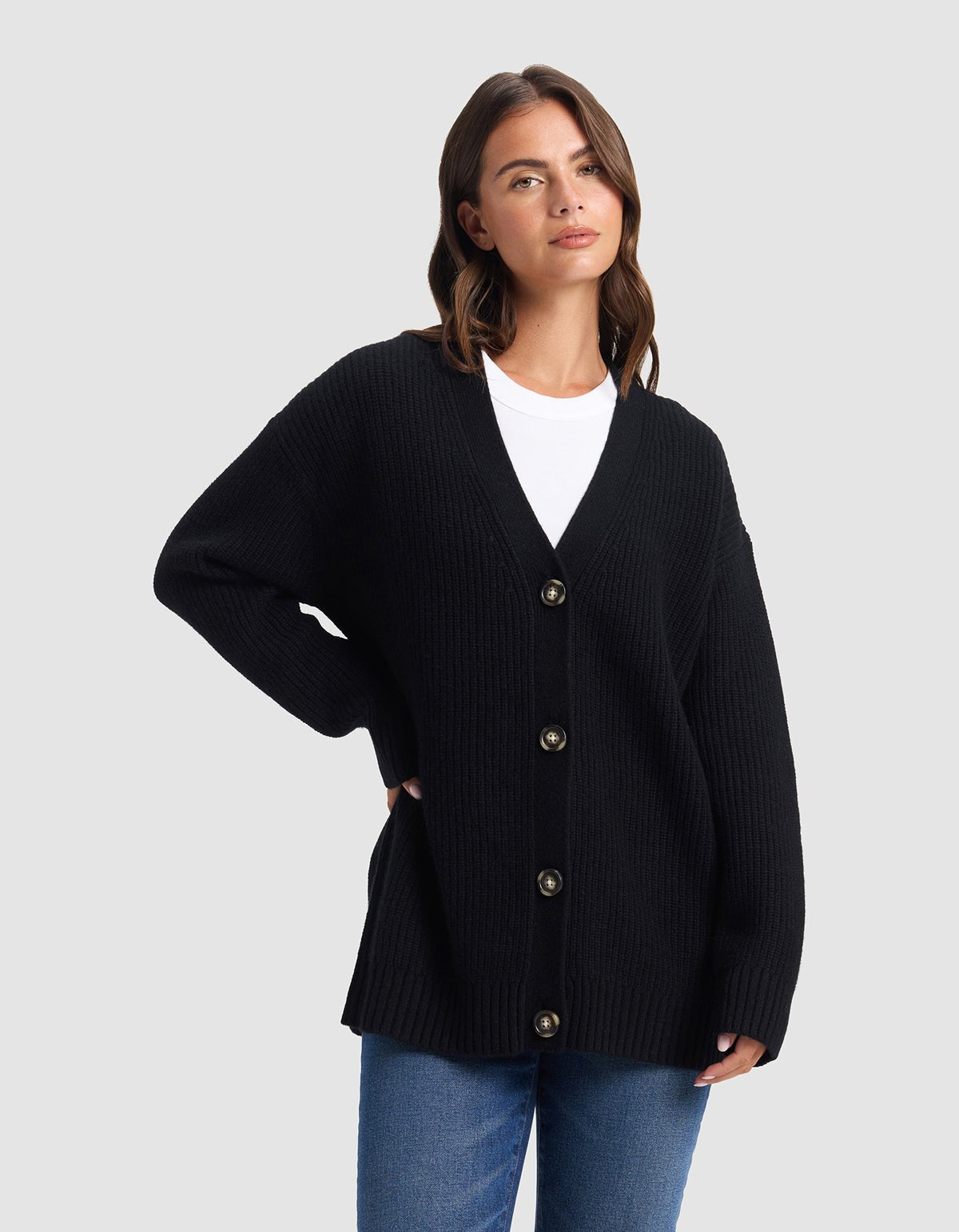 Cozy Earth - Oversized Sunday Cashmere Cardigan - Last Chance
