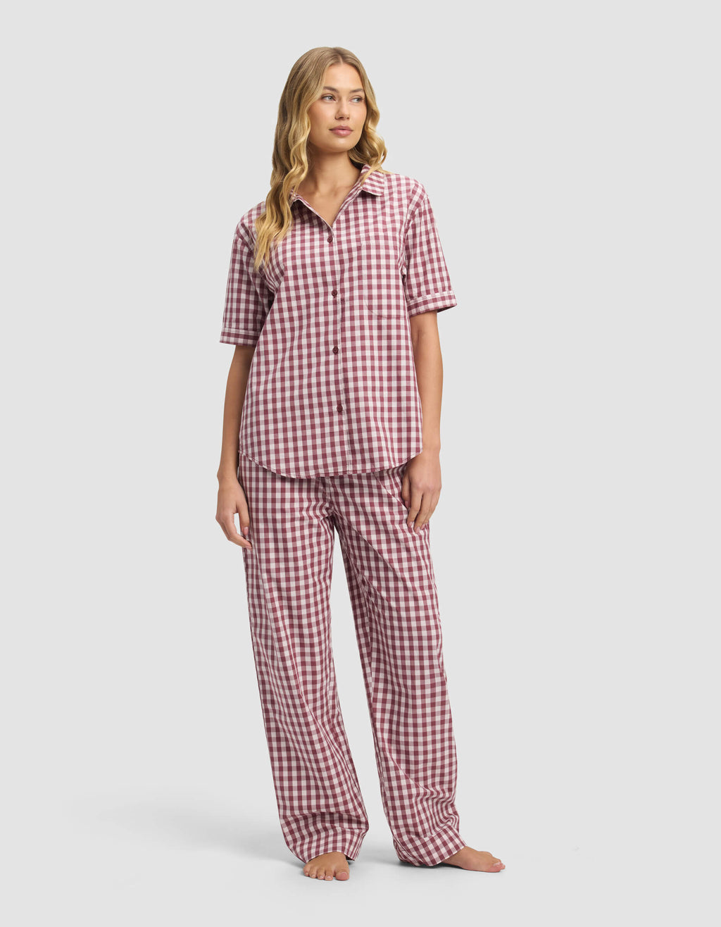 Cozy Earth - Women's Sutton Short Sleeve & Pant Pajama Set