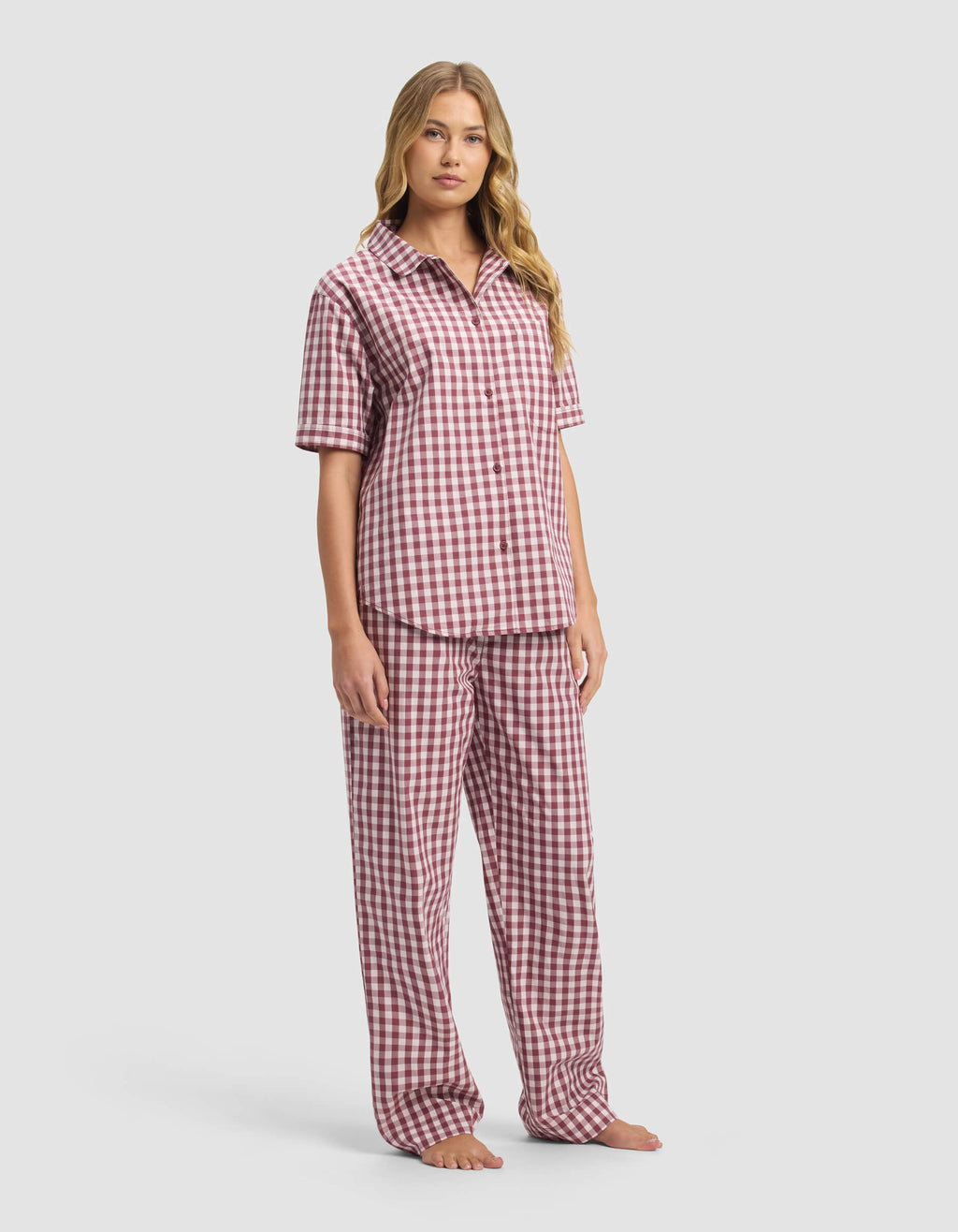 Cozy Earth - Women's Sutton Short Sleeve & Pant Pajama Set