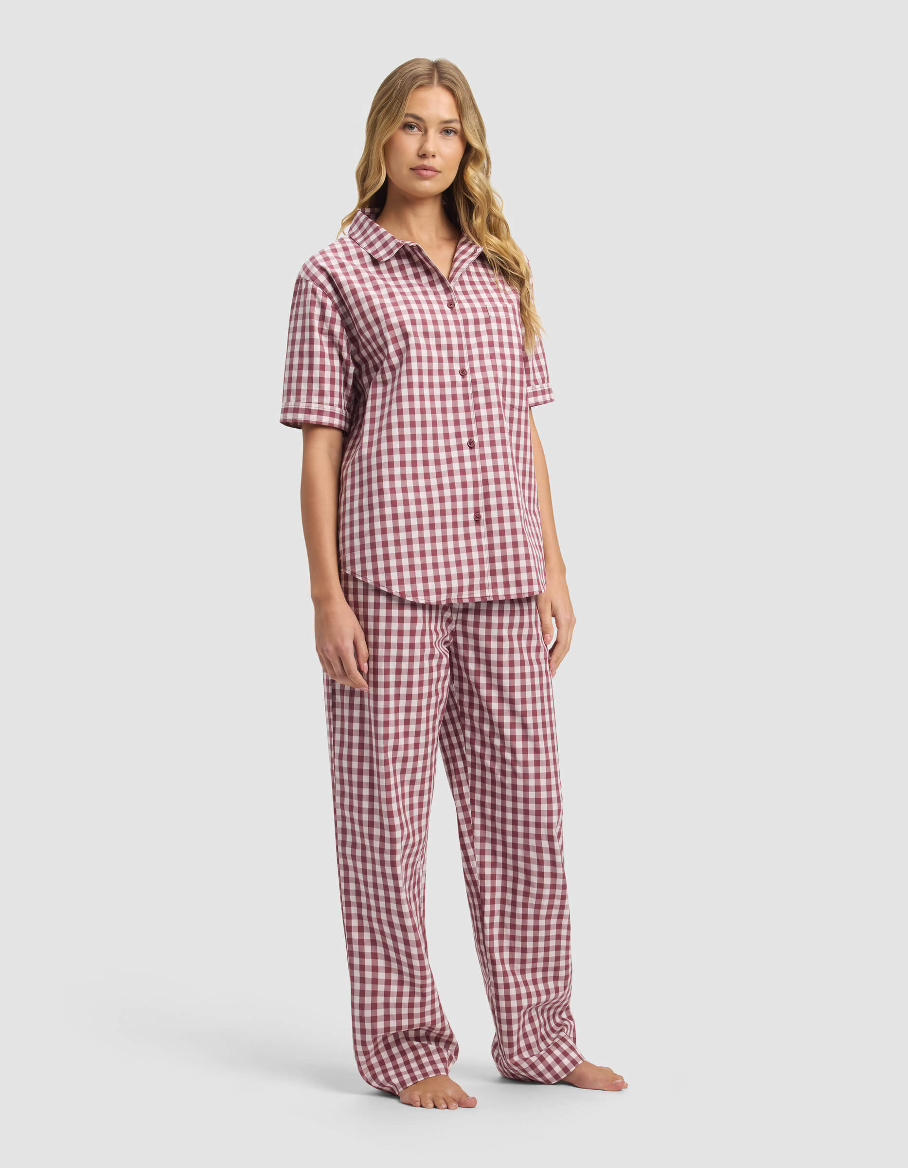 Cozy Earth - Women's Sutton Short Sleeve & Pant Pajama Set