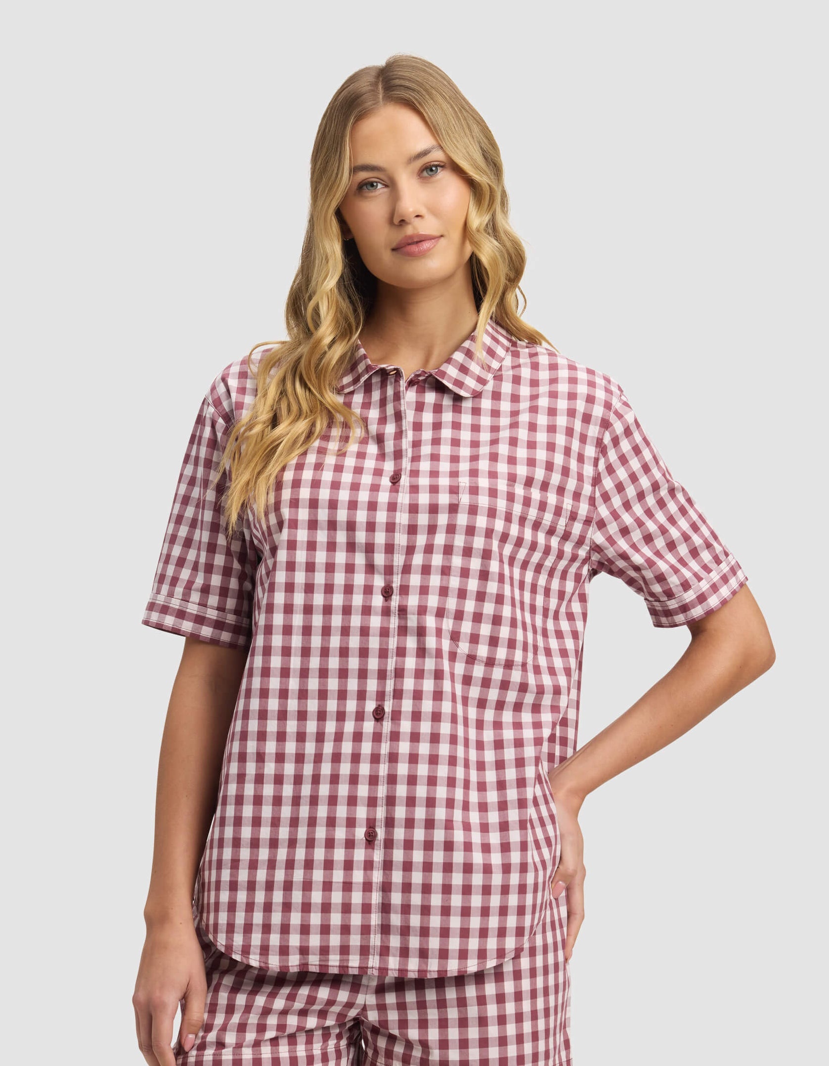 Cozy Earth - Women's Sutton Short Sleeve & Pant Pajama Set