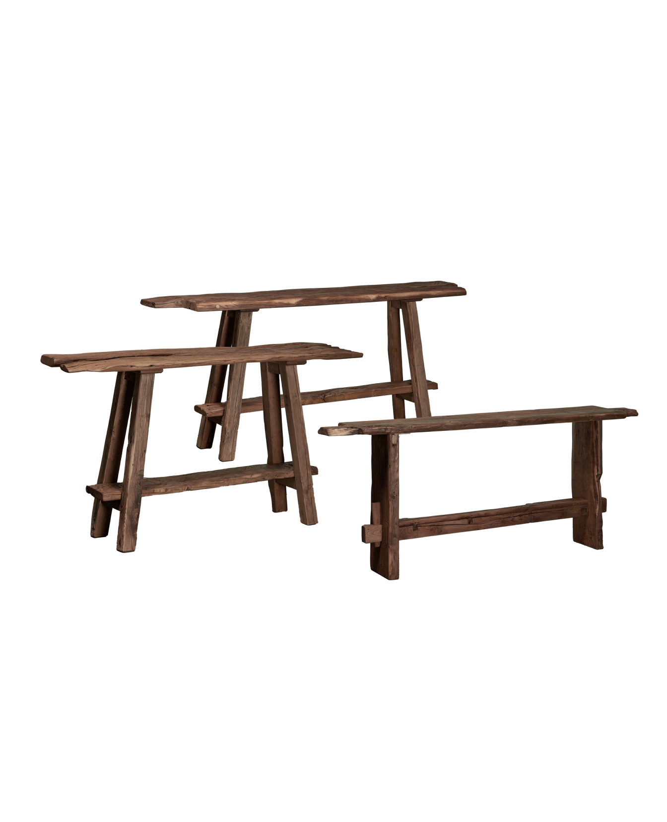 Olive Ateliers - Chestnut Wood Console - Assorted