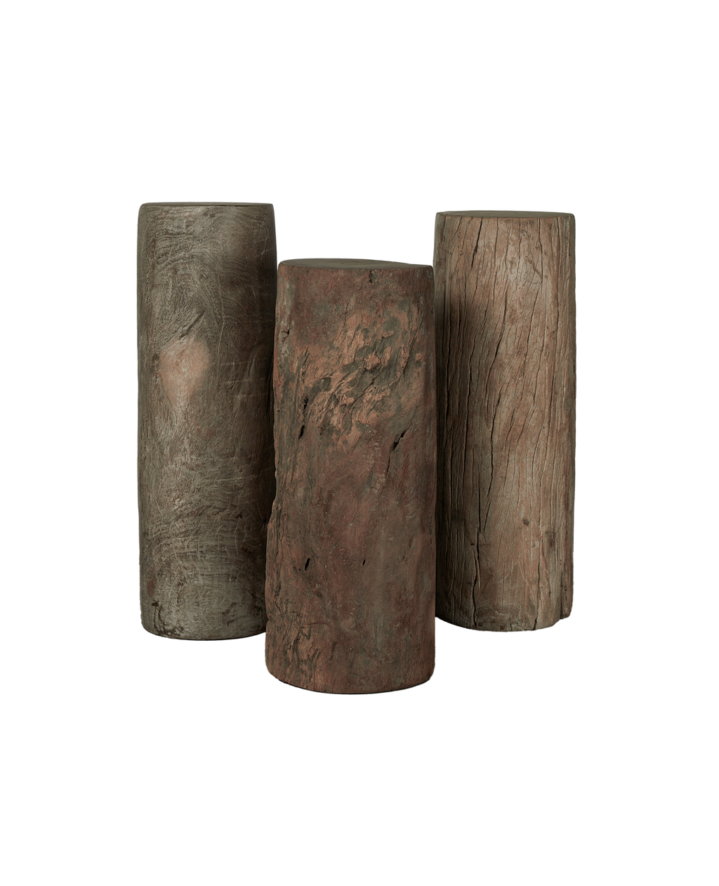 Olive Ateliers - Wood Pedestal - Round Assorted