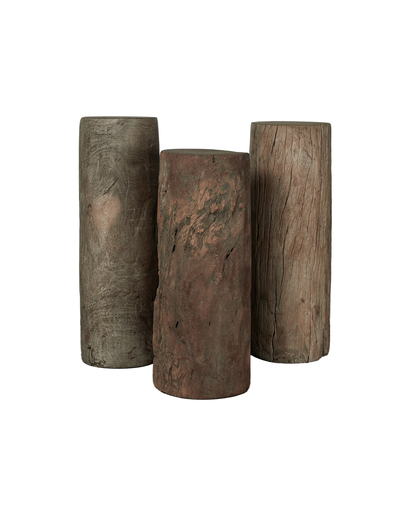 Olive Ateliers - Wood Pedestal - Round Assorted