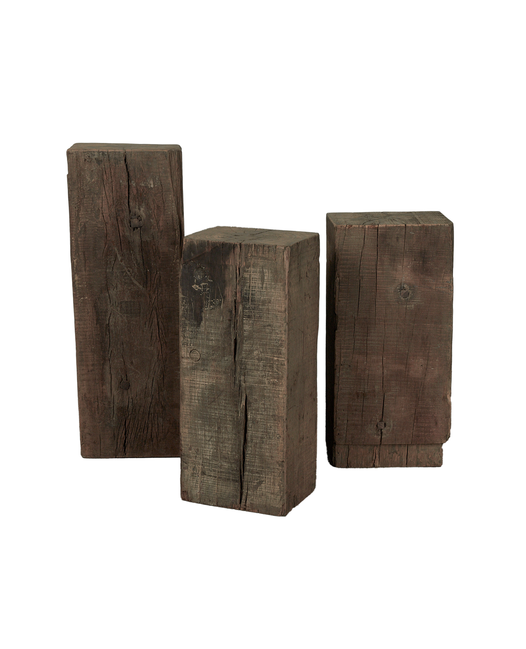 Olive Ateliers - Wood Pedestal - Rectangle Assorted