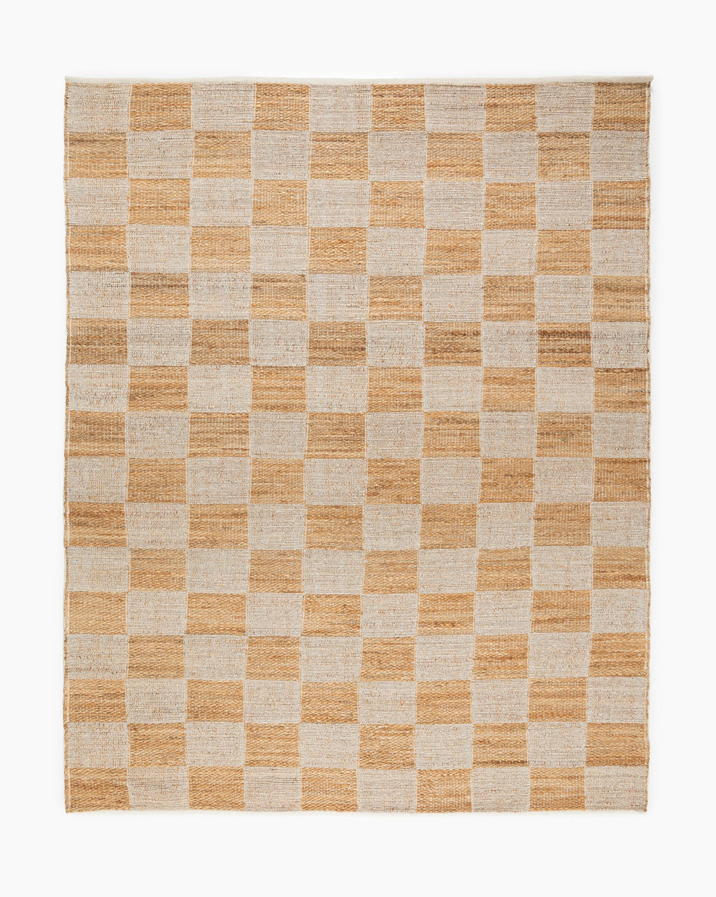 McGee & Co - Wool & Jute Handwoven Checkered Rug