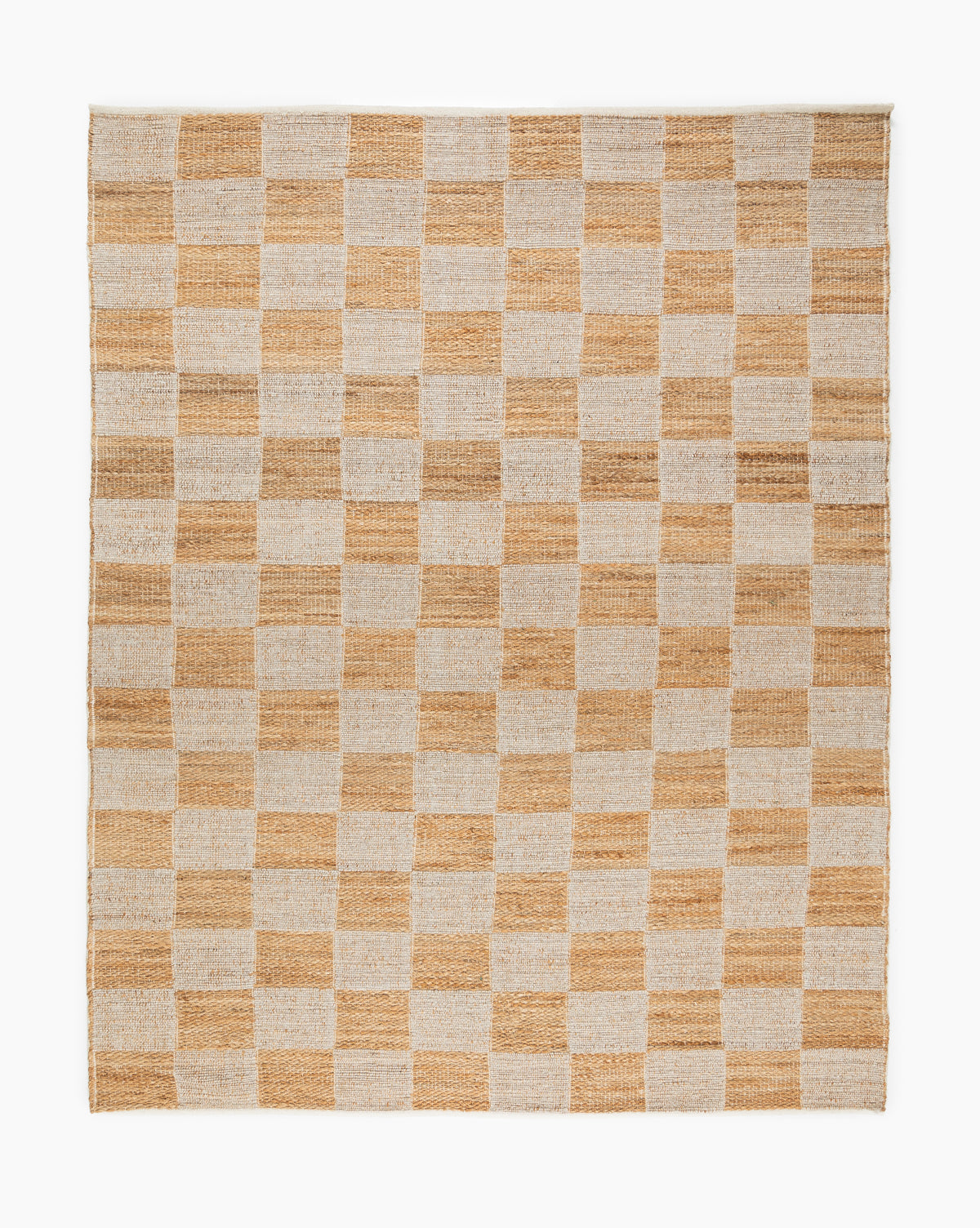 McGee & Co - Wool & Jute Handwoven Checkered Rug