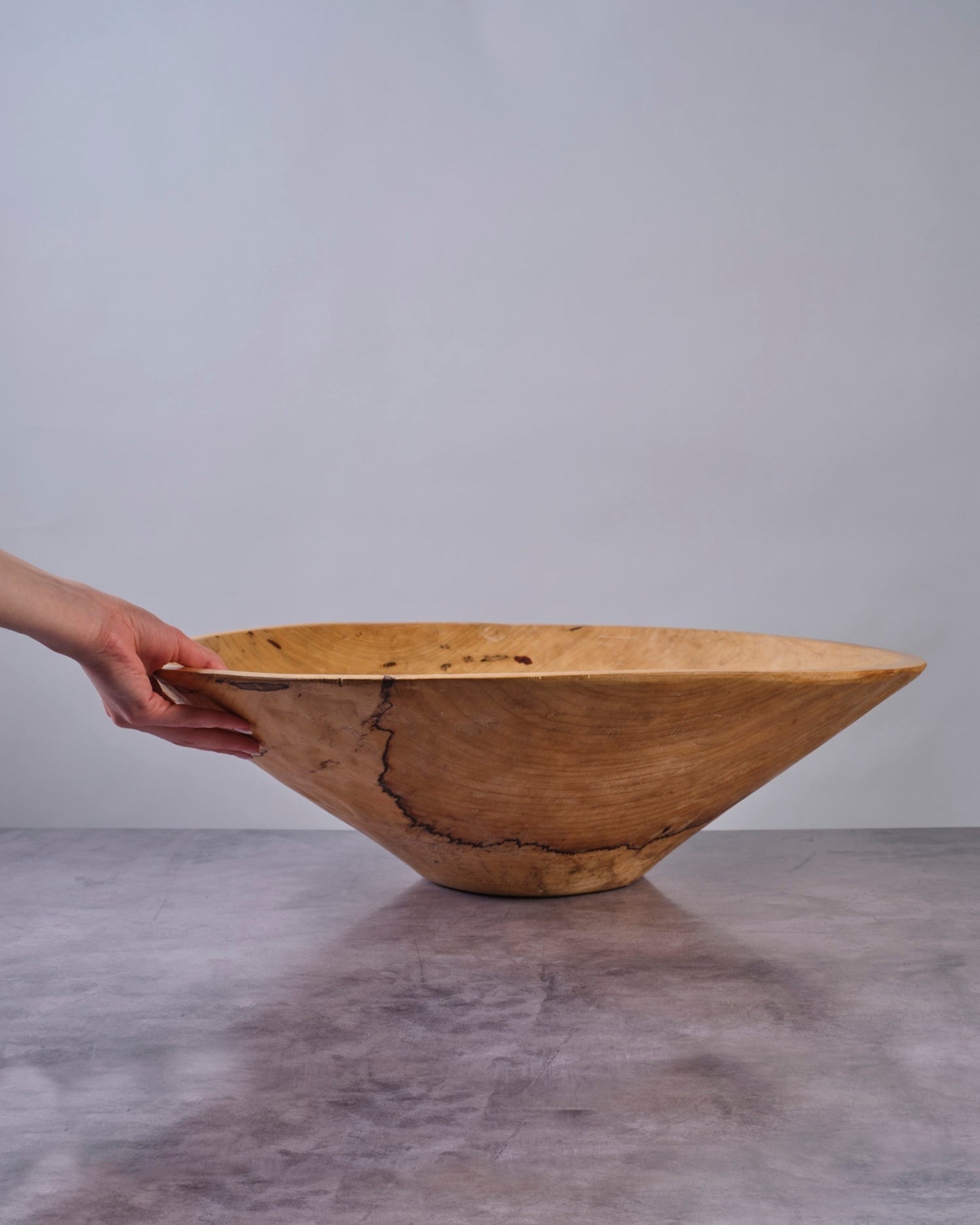 Terra Klay - XXL 24 inch Classic Round Wood Bowl