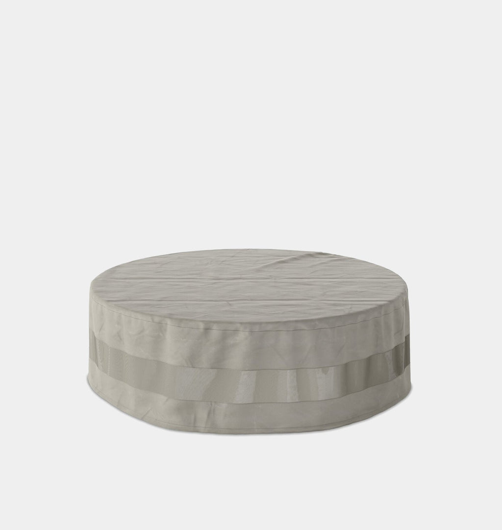 Amber Interiors - Yarrow Weatherproof Outdoor Round Coffee Table Cover