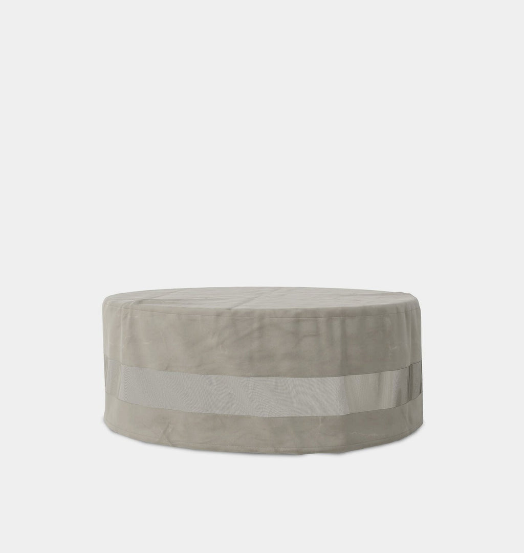Amber Interiors - Yarrow Weatherproof Outdoor Round Coffee Table Cover