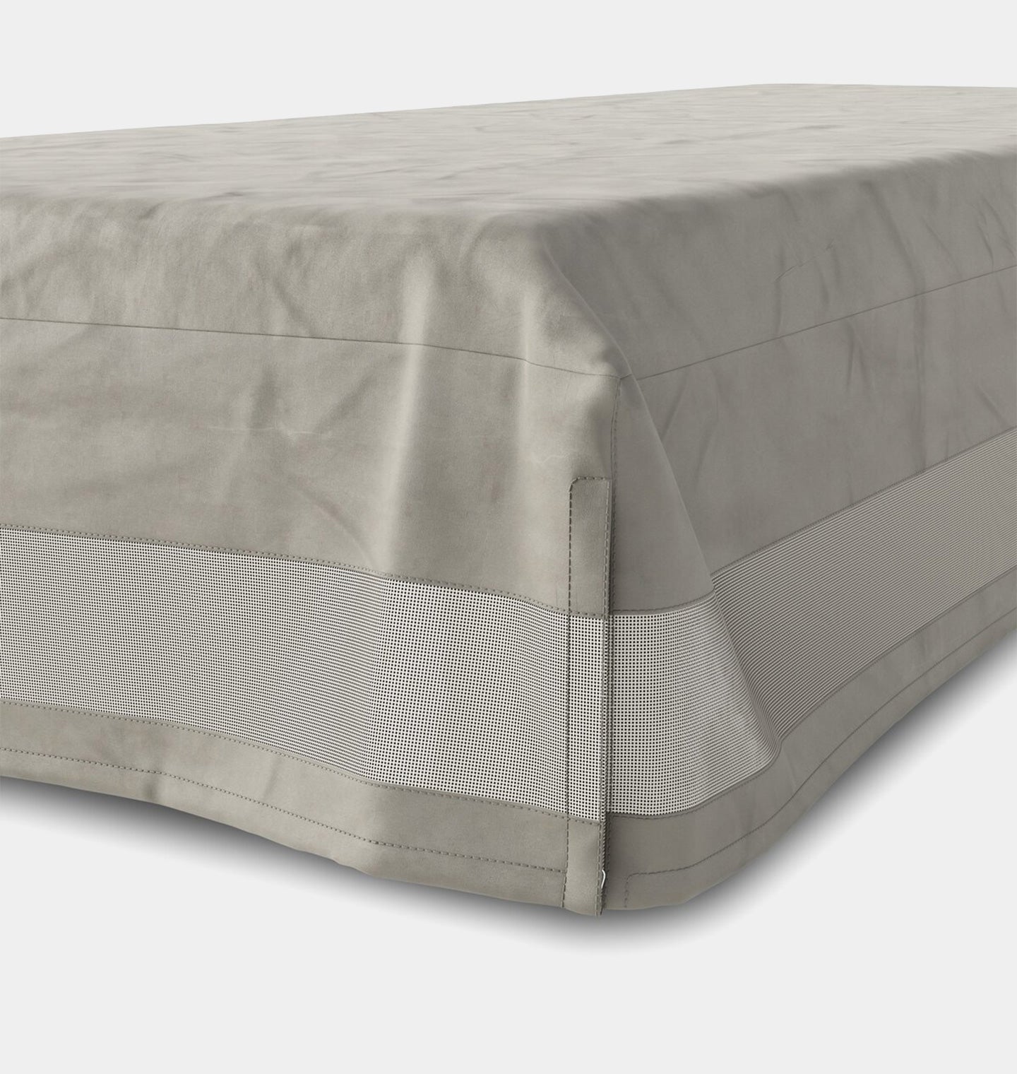 Amber Interiors - Yarrow Weatherproof Outdoor Chaise Cover