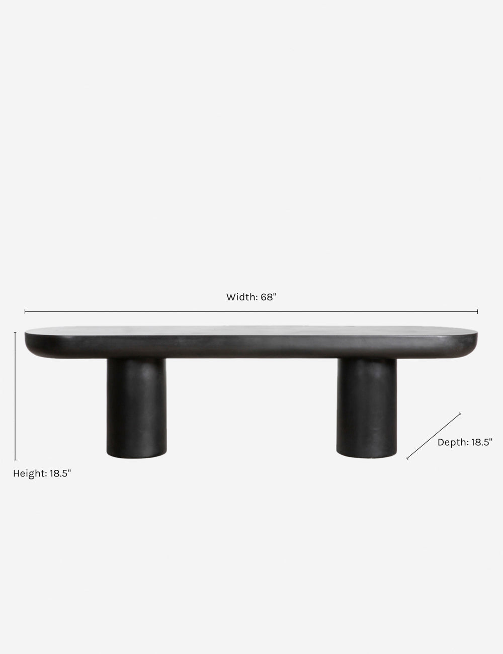 Lulu and Georgia - Peagan Indoor / Outdoor Bench