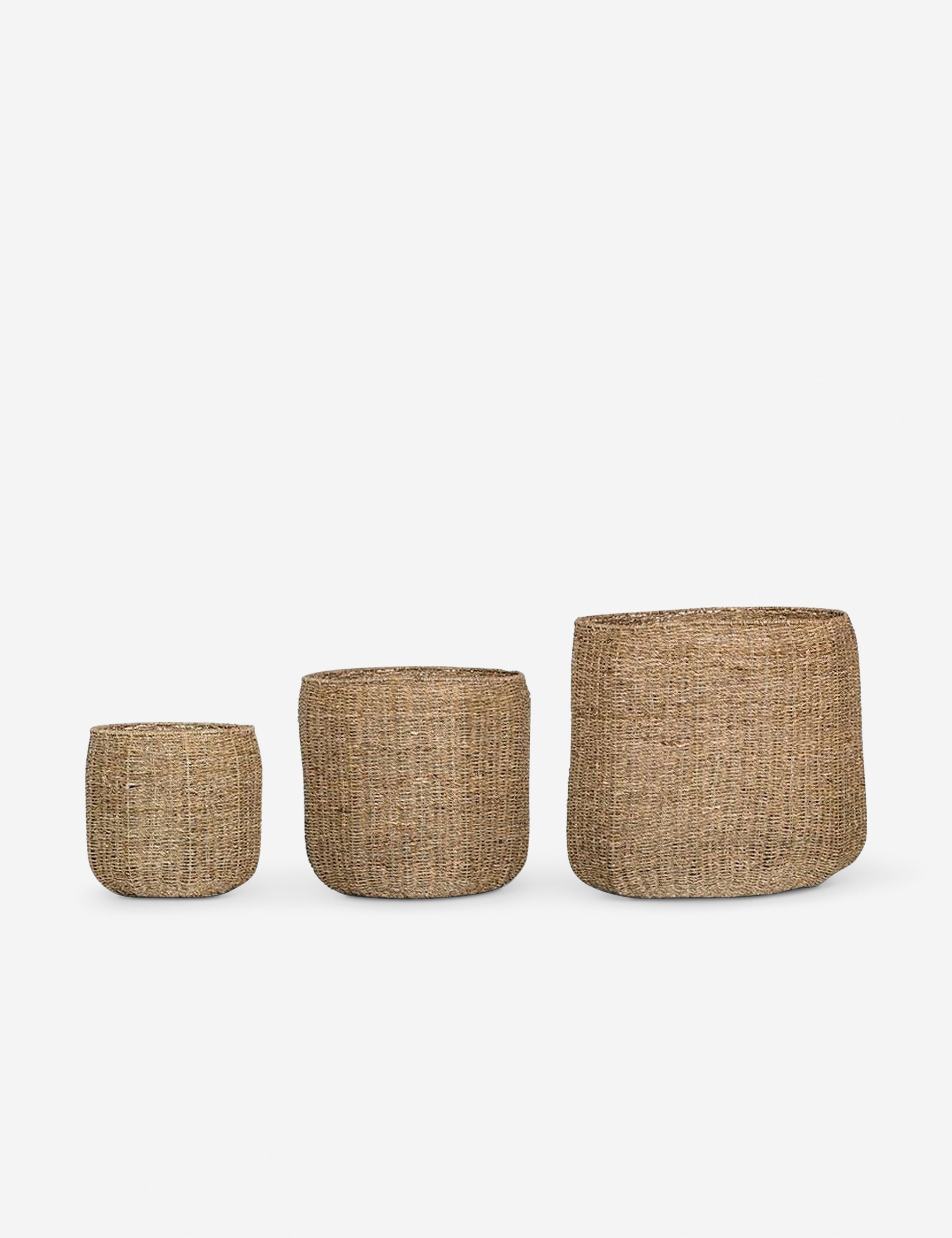Lulu and Georgia - La Jolla Seagrass Baskets (Set of 3)