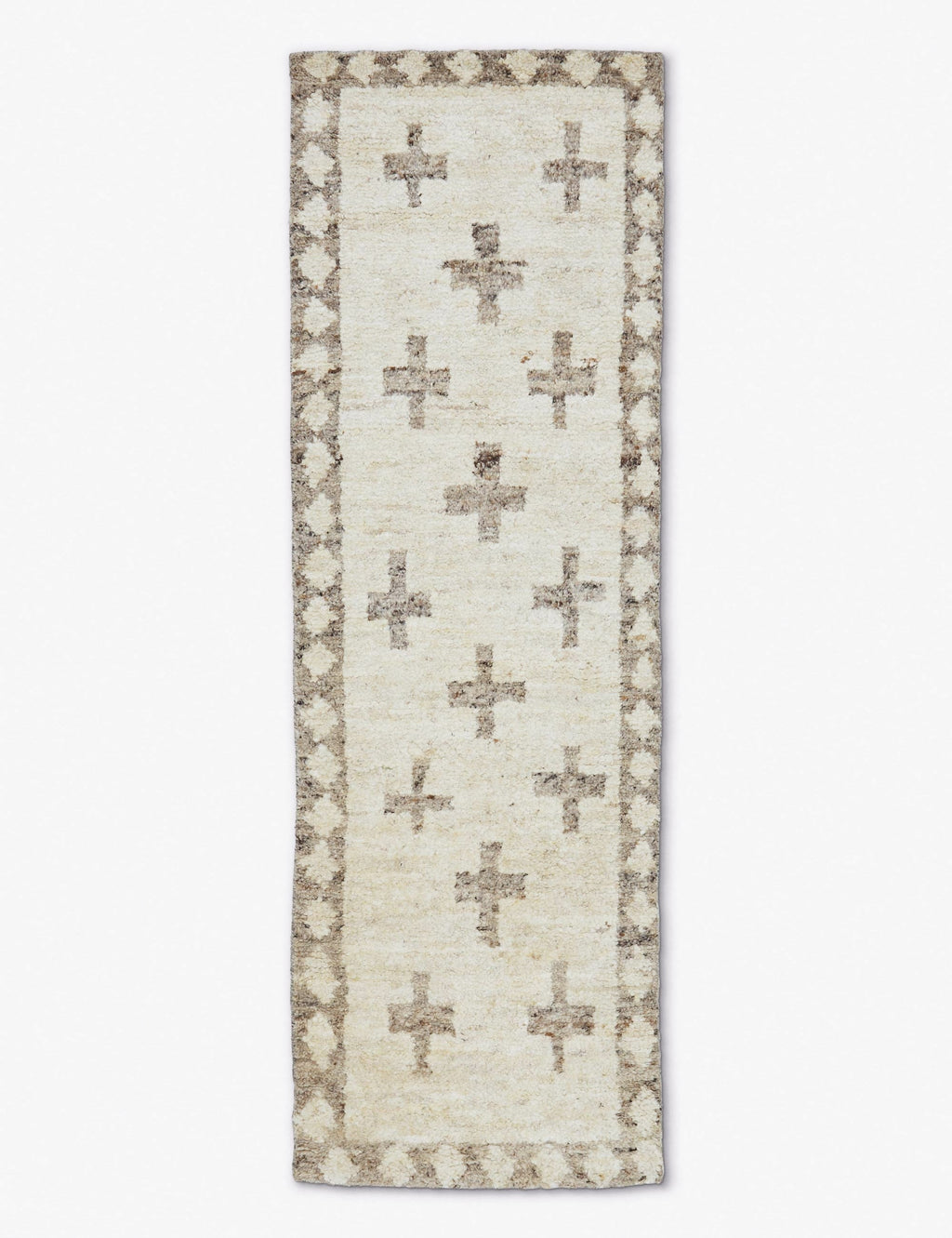 Lulu and Georgia - Acoma Hand-Knotted Wool Rug Swatch 18" x 18"