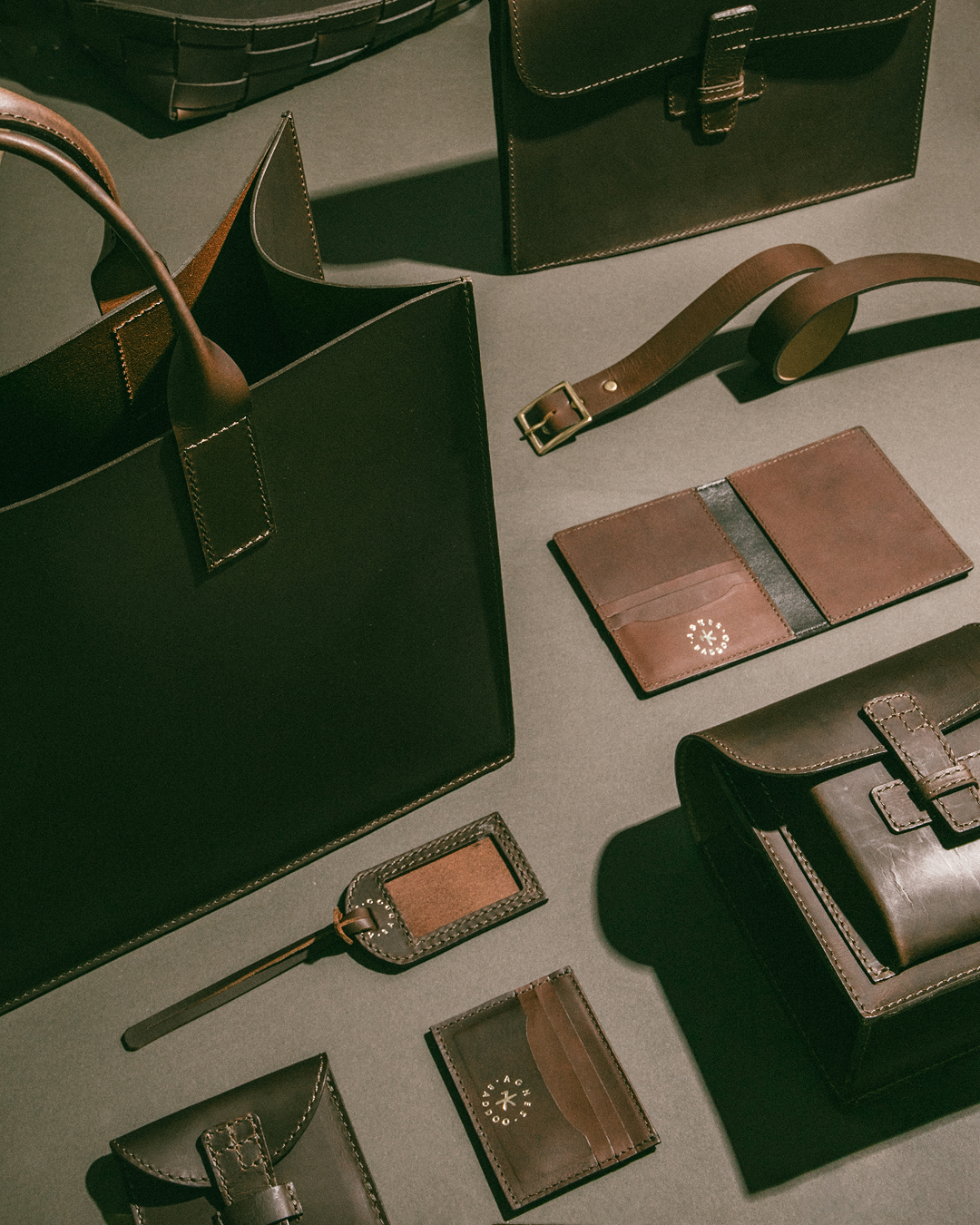 Nicky Kehoe - Men's Leather Belt in Chocolate