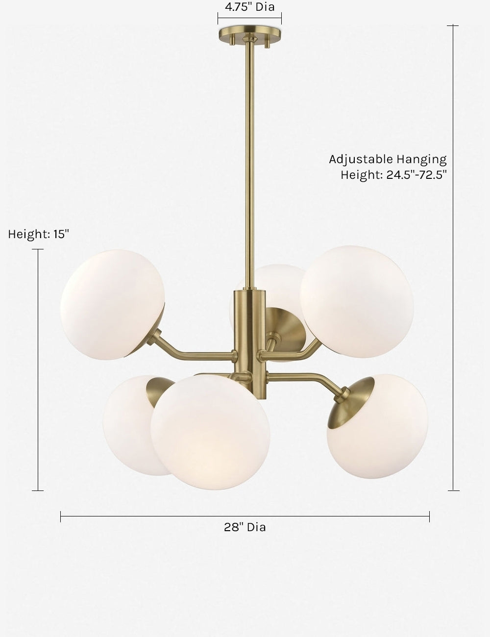 Lulu and Georgia - Ainsley Chandelier