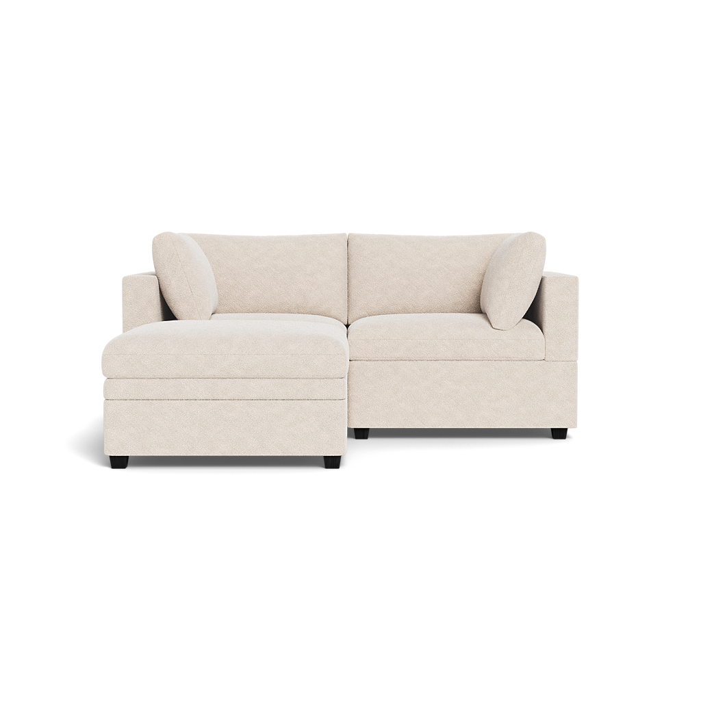 Albany Park - Kova Box Cushion Sofa 86" + Ottoman