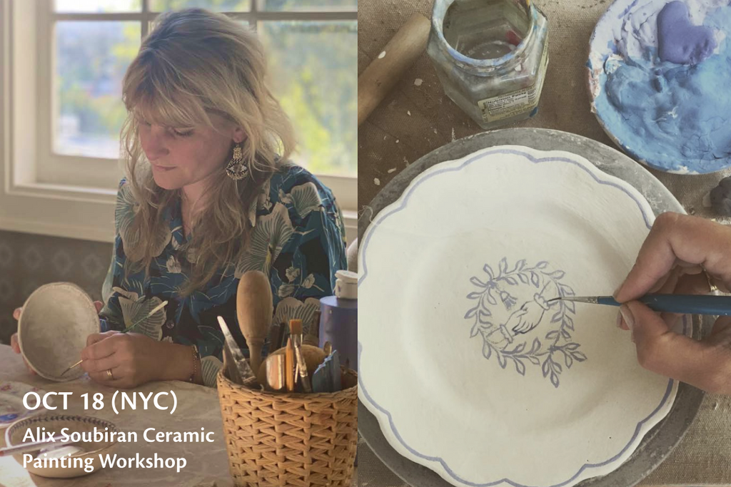 Nicky Kehoe - Ceramic Painting Workshop with Alix Soubiran