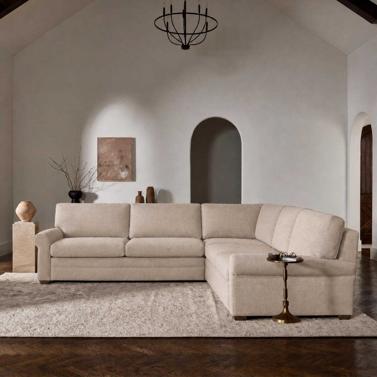 Urban Natural - Gaines Two Arm Comfort Sleeper Sectional