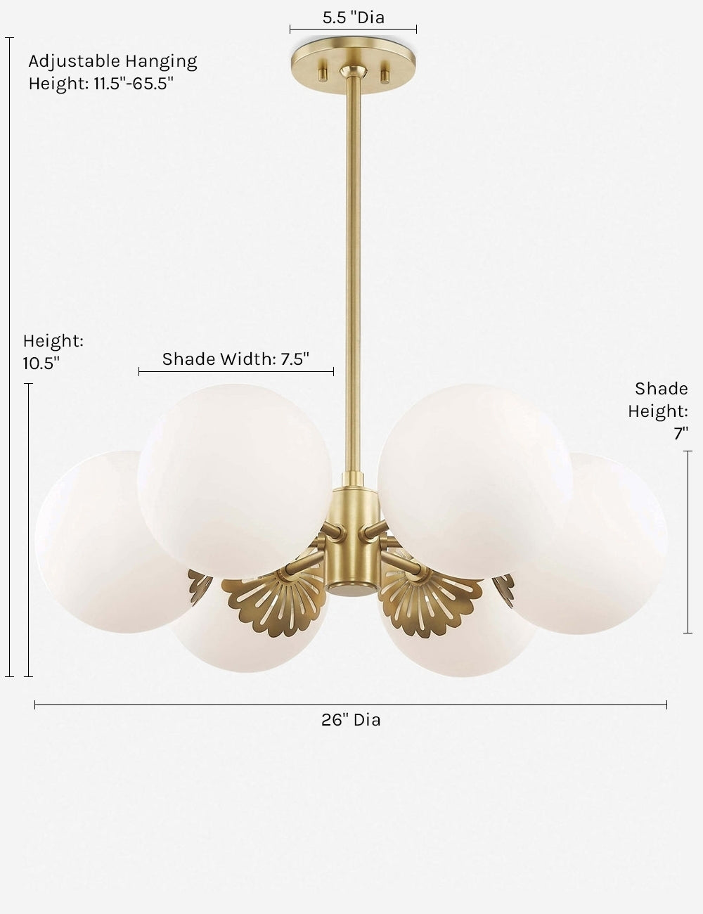 Lulu and Georgia - Annetta Chandelier