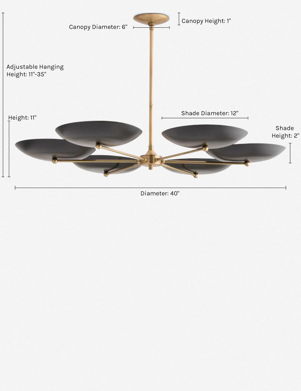 Lulu and Georgia - Griffith Chandelier by Arteriors