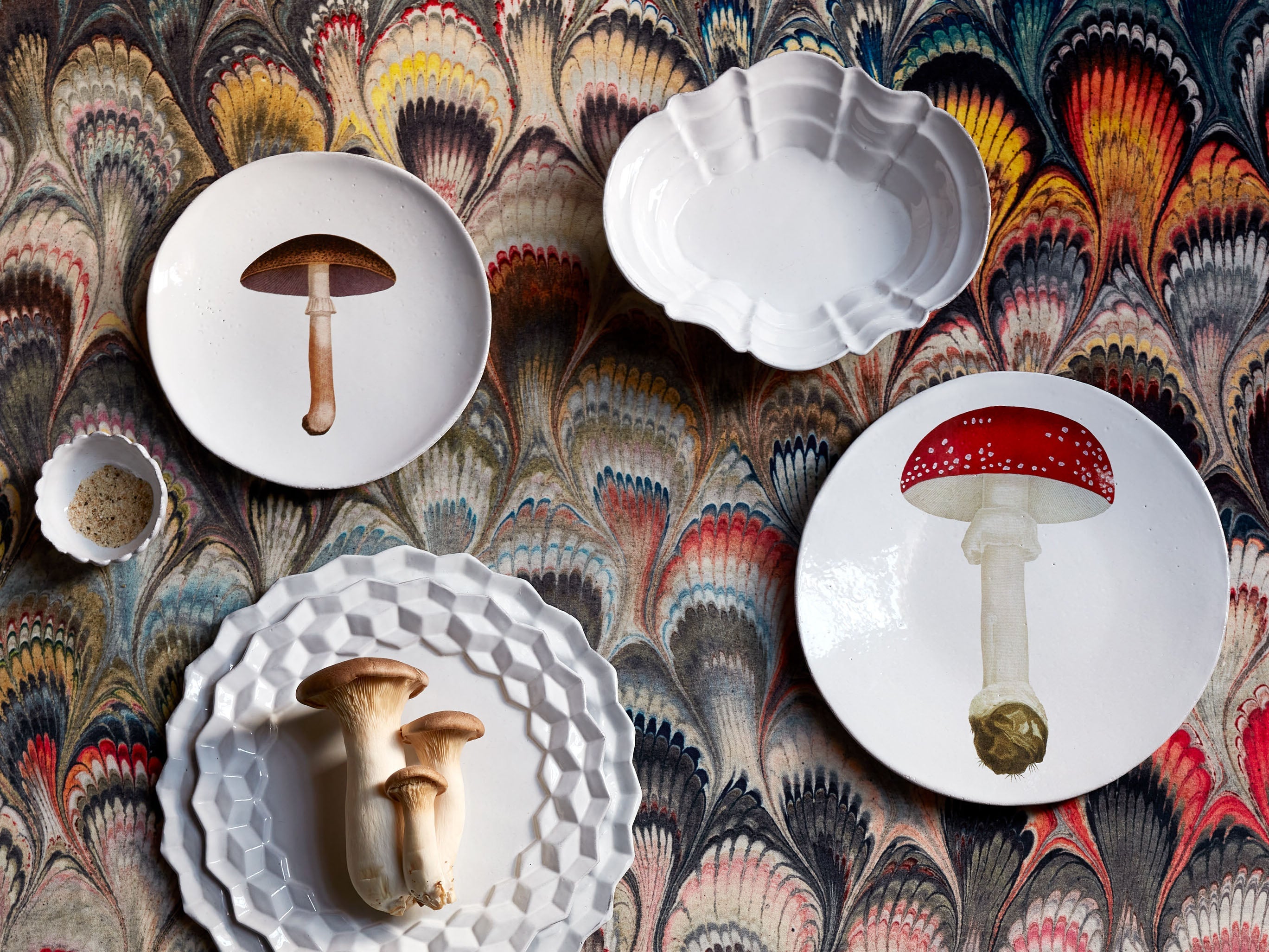 Jayson Home - Astier de Villatte Agaric Fausse Plate