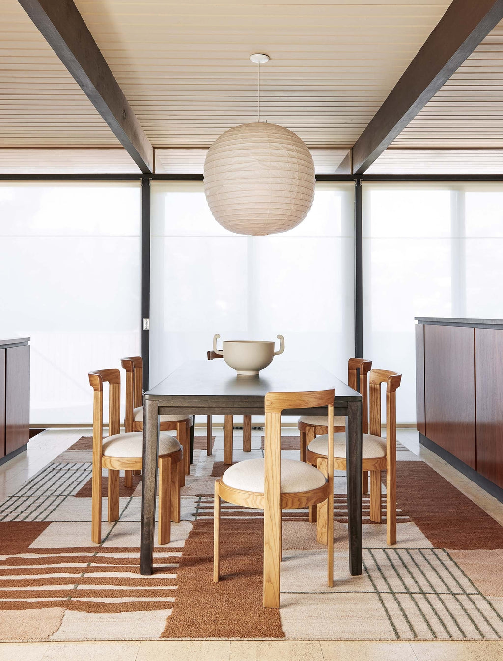 Lulu and Georgia - Benita Hand-Knotted Wool Rug Swatch 18" x 18" by Nina Freudenberger