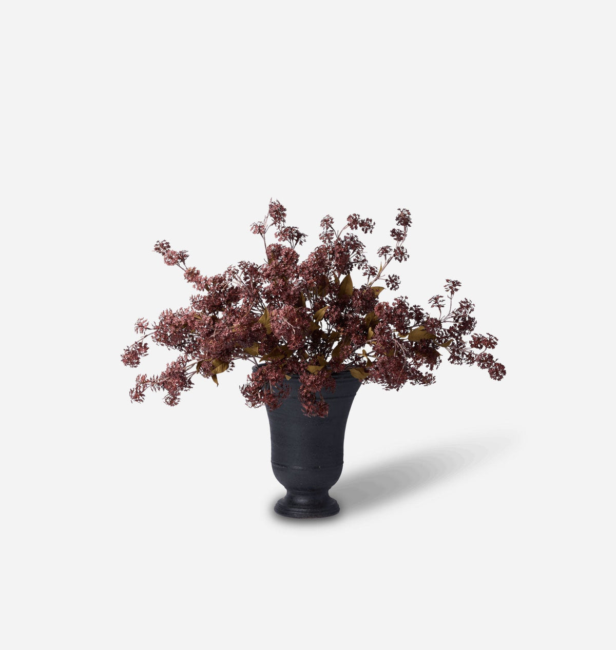 Amber Interiors - Faux Elderberry Bundle in Large Bergen Vase