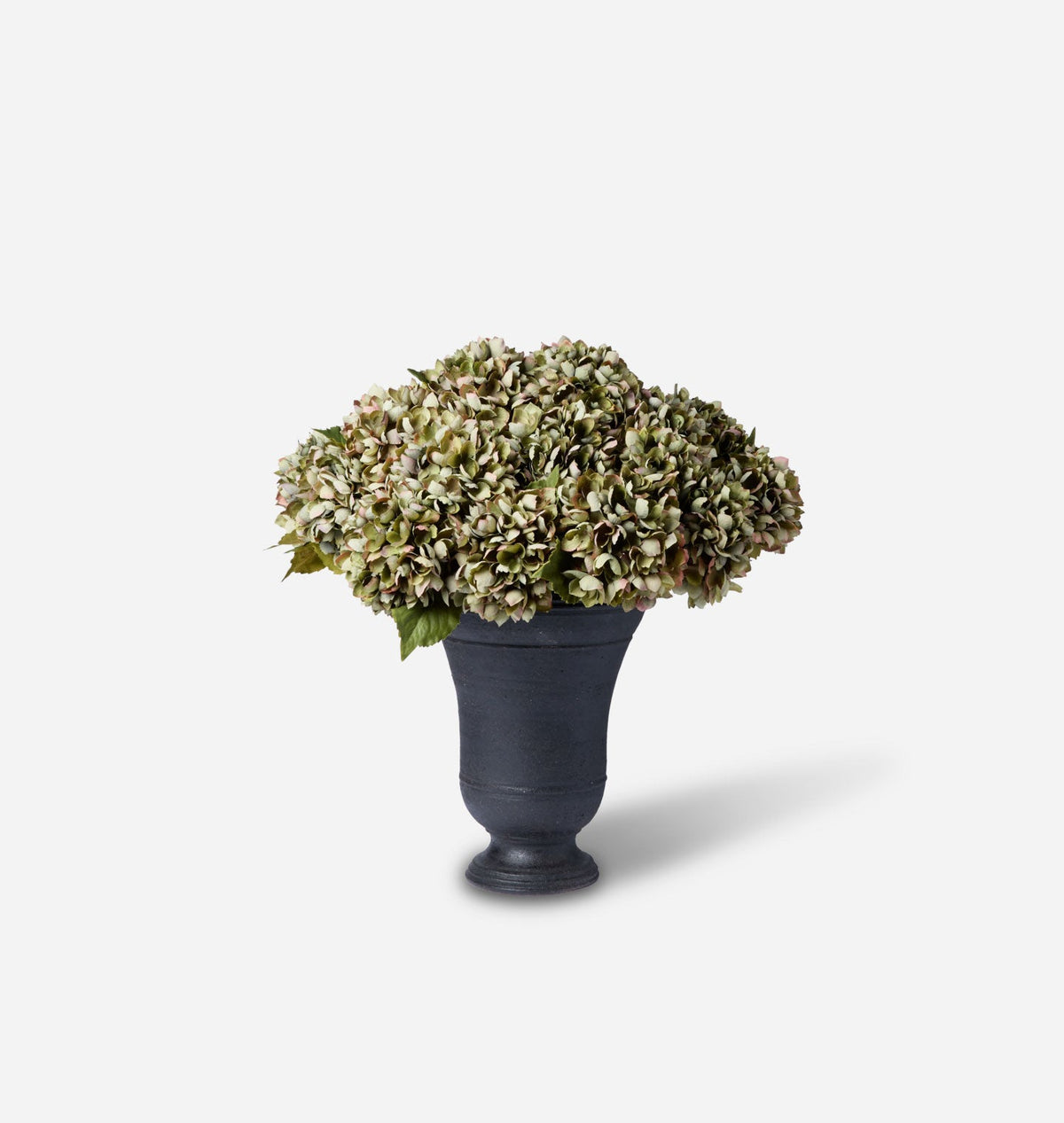 Amber Interiors - Faux Chloris Hydrangea Bundle in Large Bergen Vase