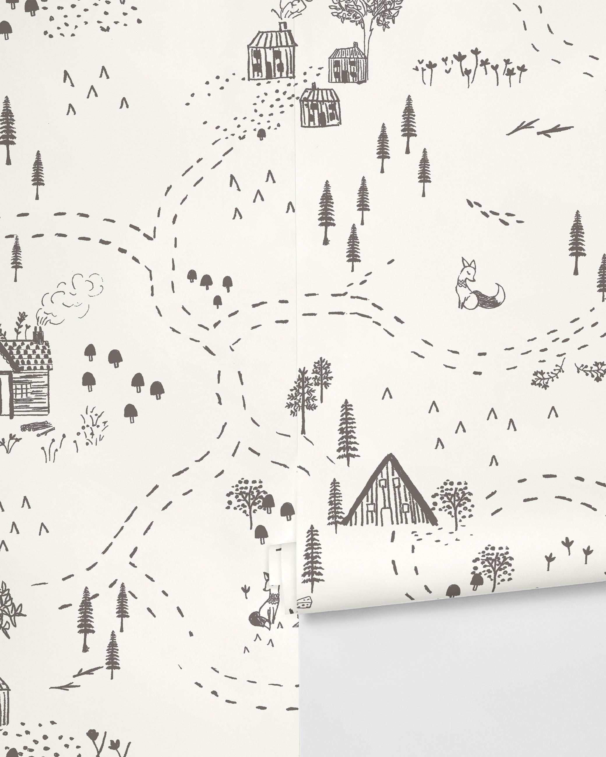 Lulu and Georgia - Through the Woods Wallpaper by Rylee + Cru