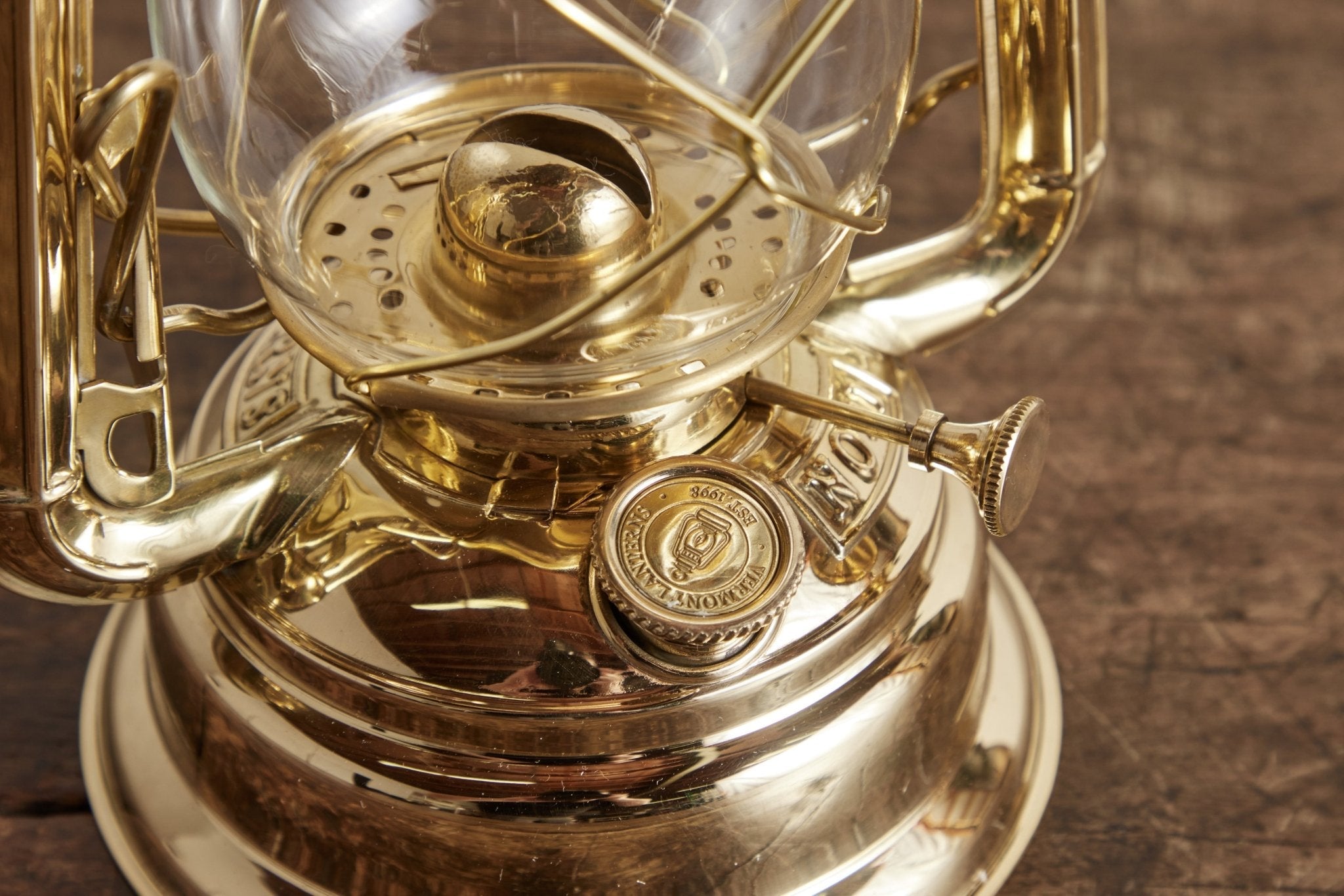 Nicky Kehoe - Brass Hurricane Lantern