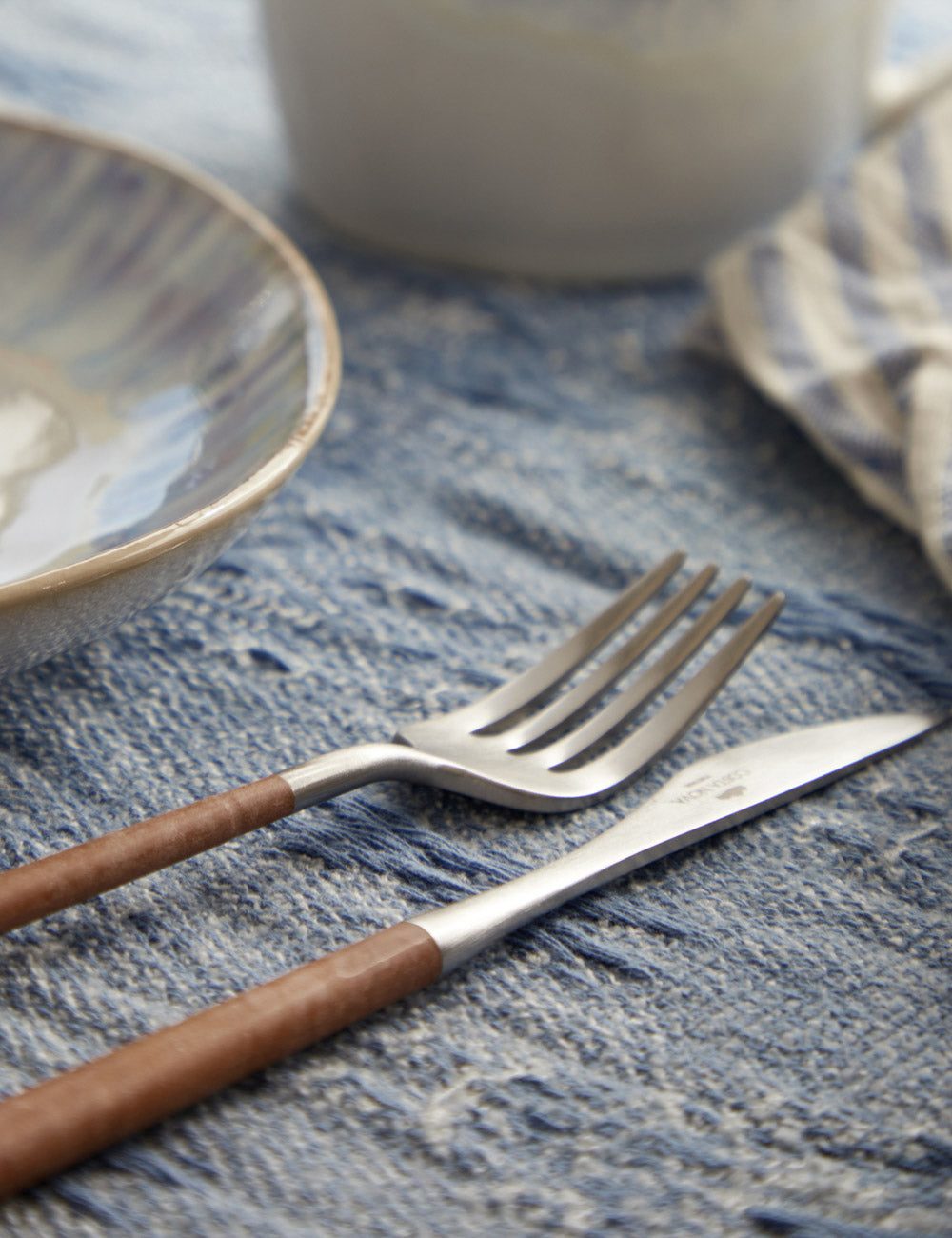 Lulu and Georgia - Mito Flatware 5 - Piece Set by Costa Nova