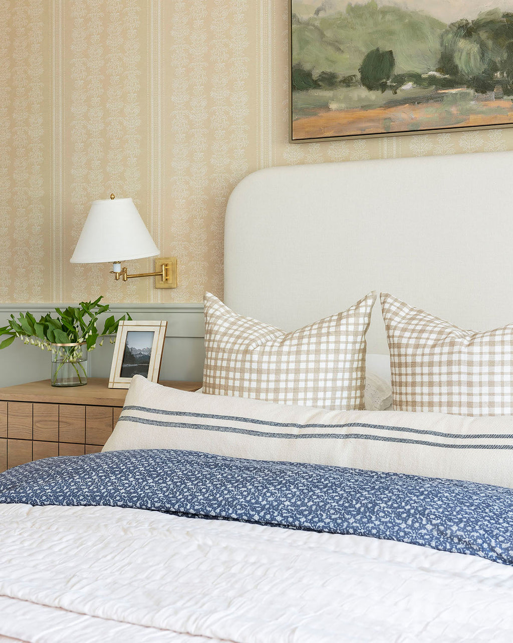 McGee & Co - Edison Gingham Pillow Cover