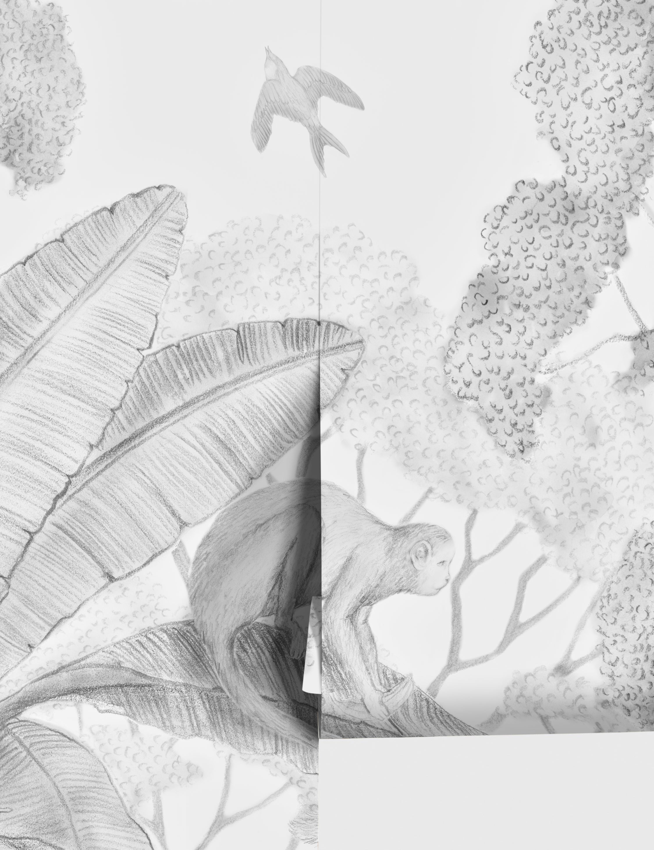 Lulu and Georgia - Jungle Wallpaper Mural