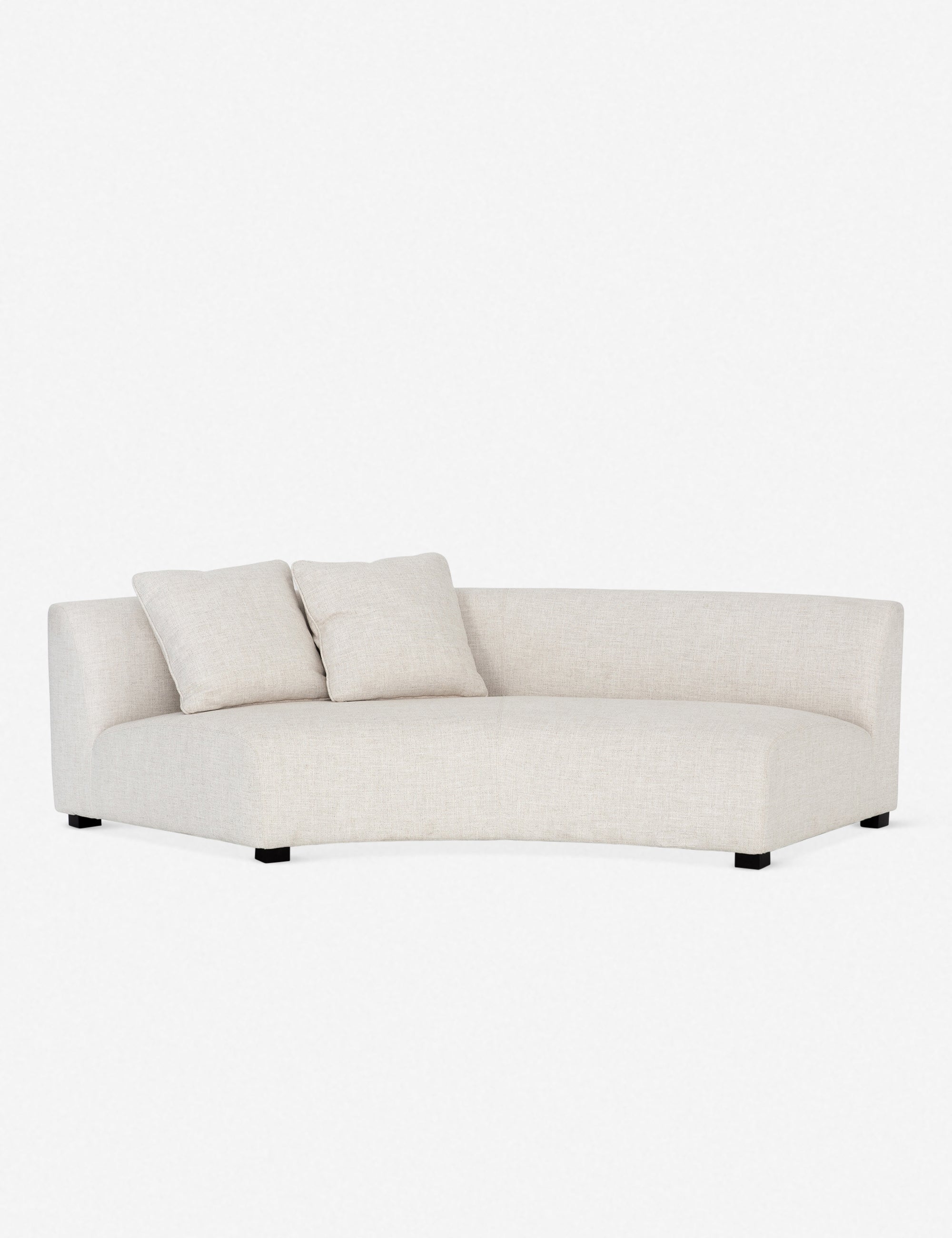 Lulu and Georgia - Saban Curved Sofa