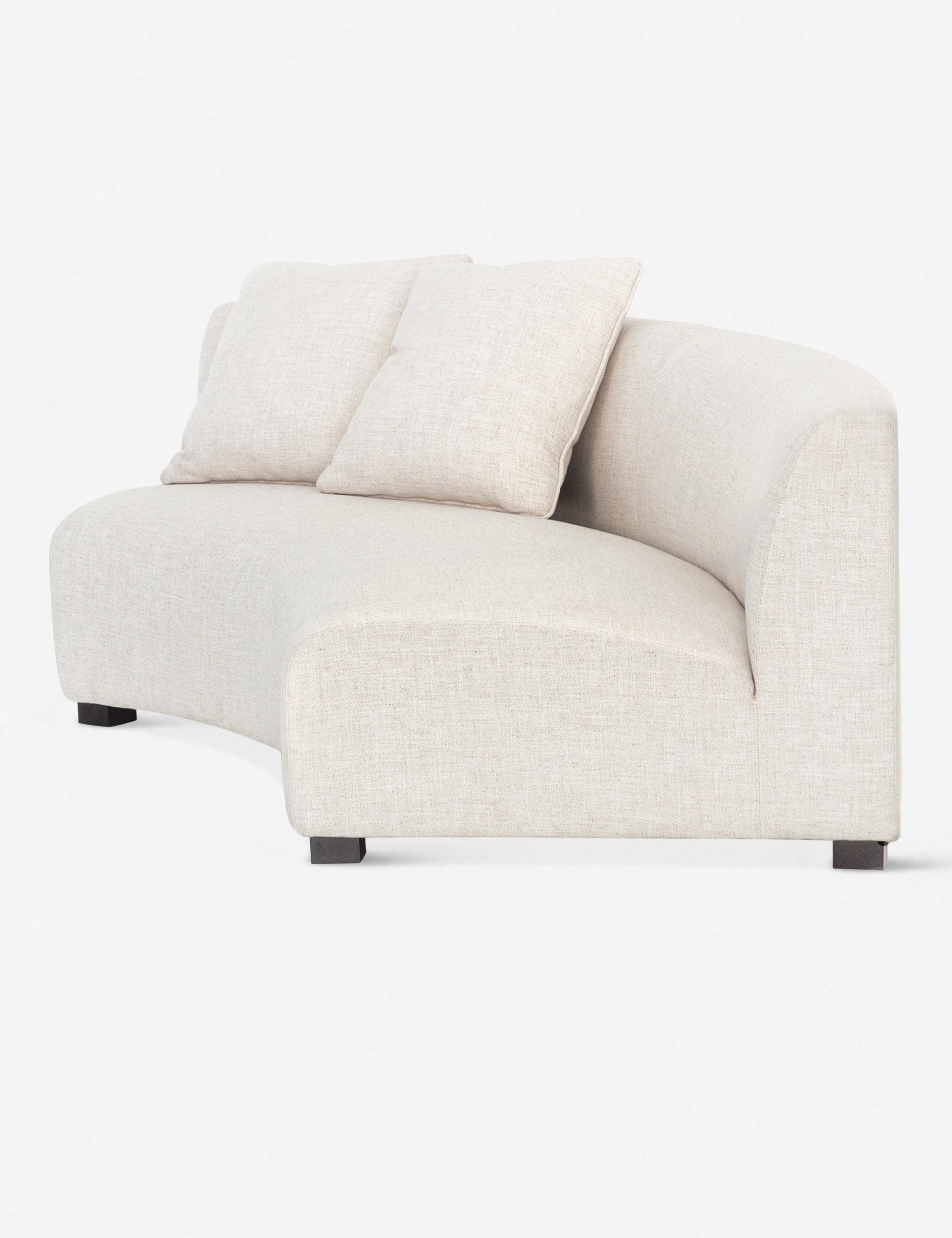 Lulu and Georgia - Saban Curved Sofa