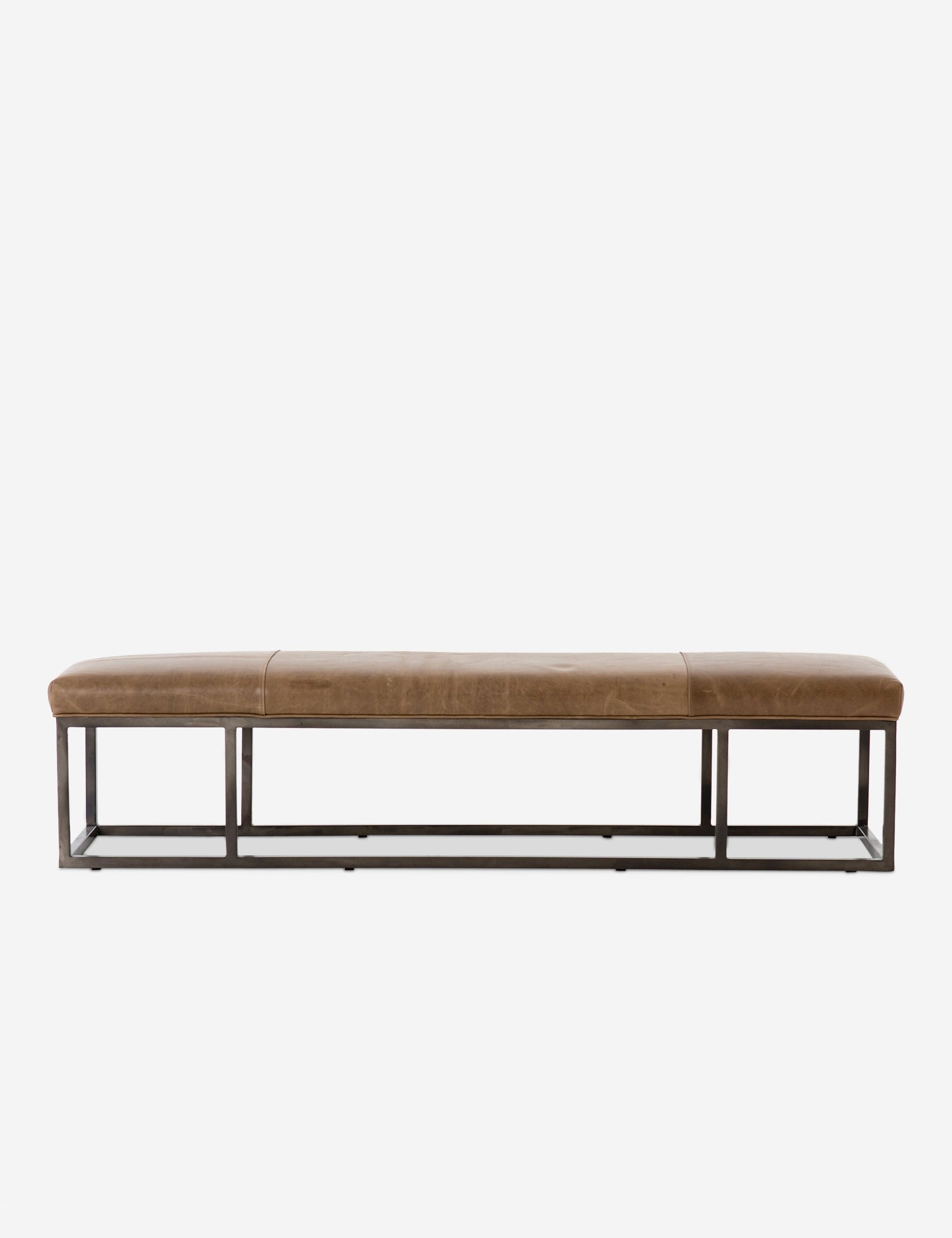 Lulu and Georgia - Kabina Leather Bench