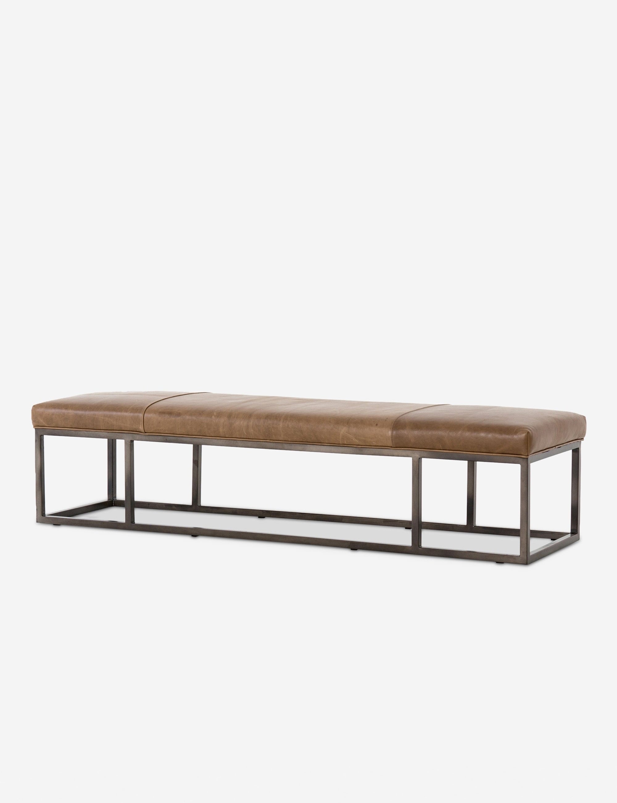 Lulu and Georgia - Kabina Leather Bench