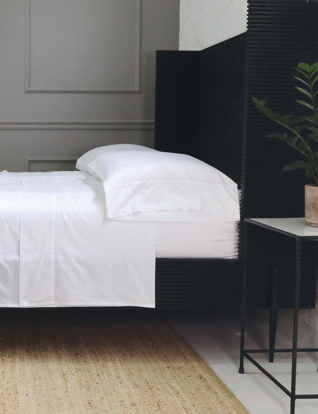 Lulu and Georgia - Classico Hemstitch Cotton Sateen Sheet Set by Pom Pom at Home