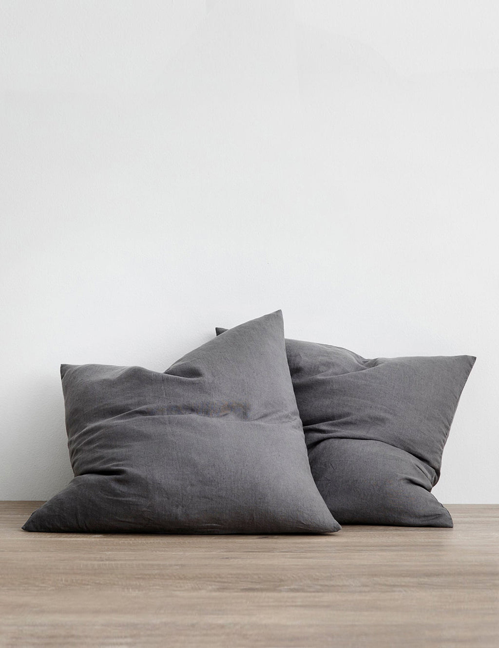 Lulu and Georgia - European Flax Linen Euro Pillowcases (Set of 2) by Cultiver