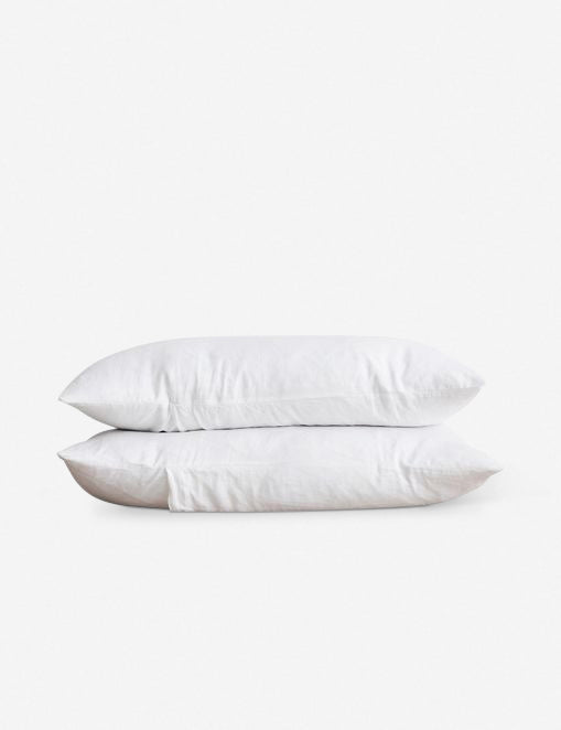 Lulu and Georgia - European Flax Linen Pillowcases (Set of 2) by Cultiver
